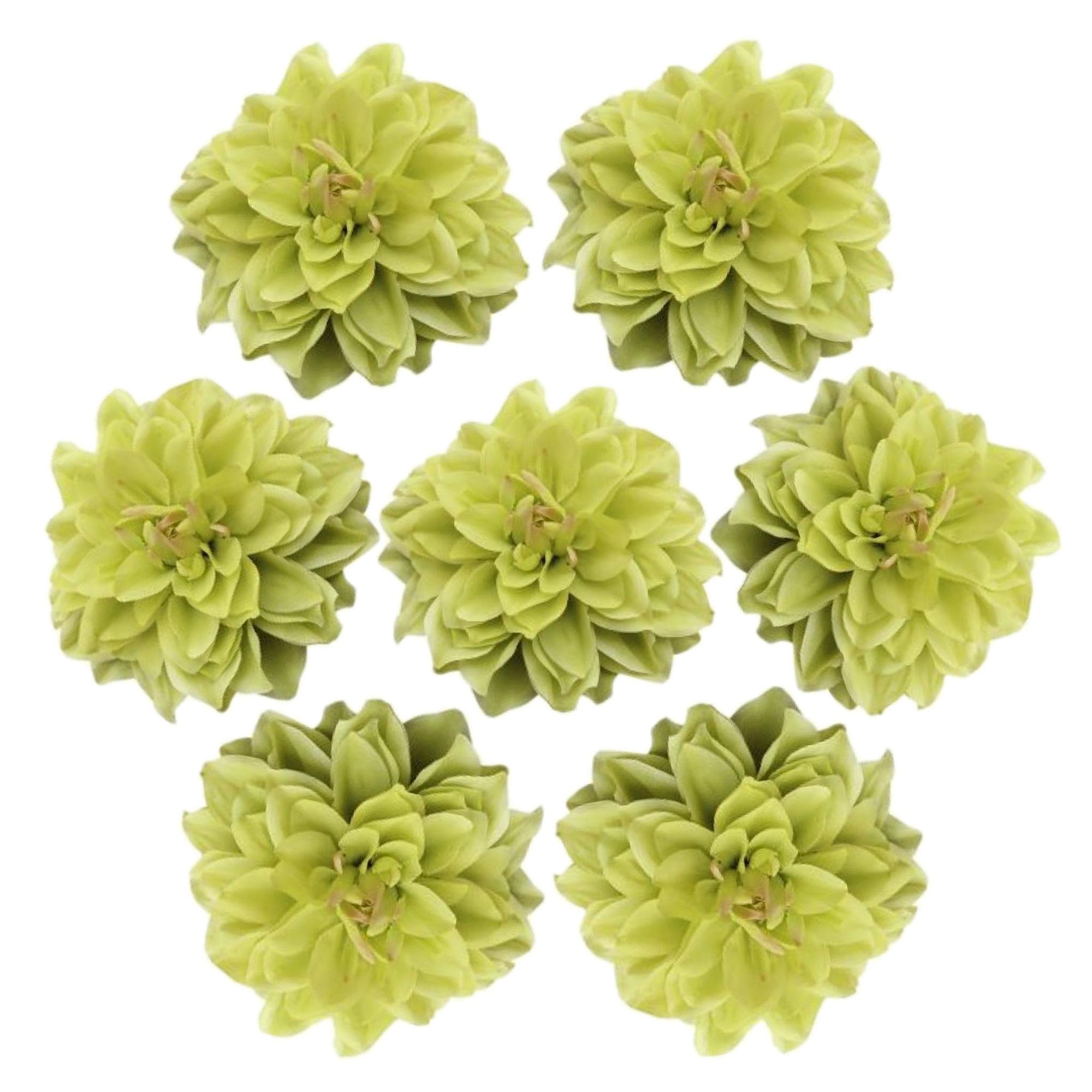 Artificial Dahlia Silk Flower Heads Wholesale Flowers 6"