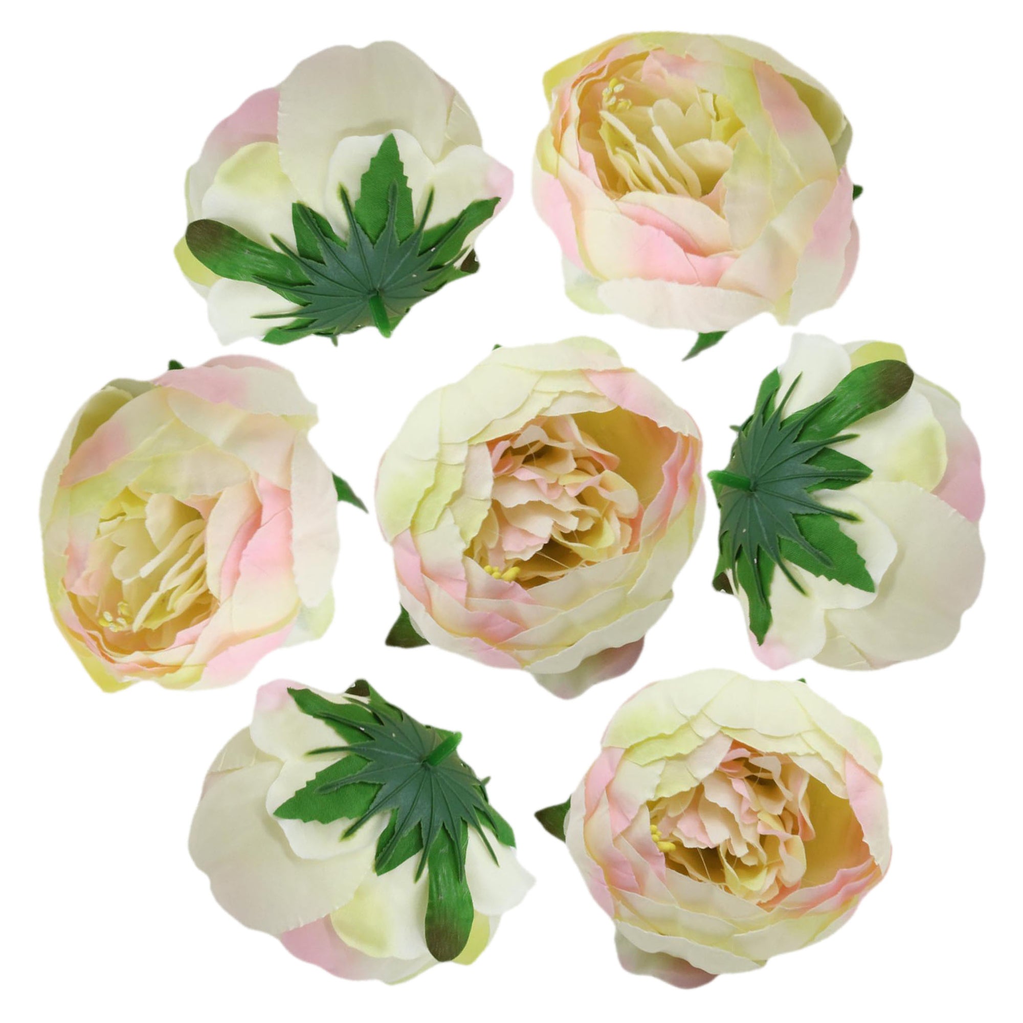 Bulk Fake Flowers Silk Peony Blooms for Flower Wall DIY