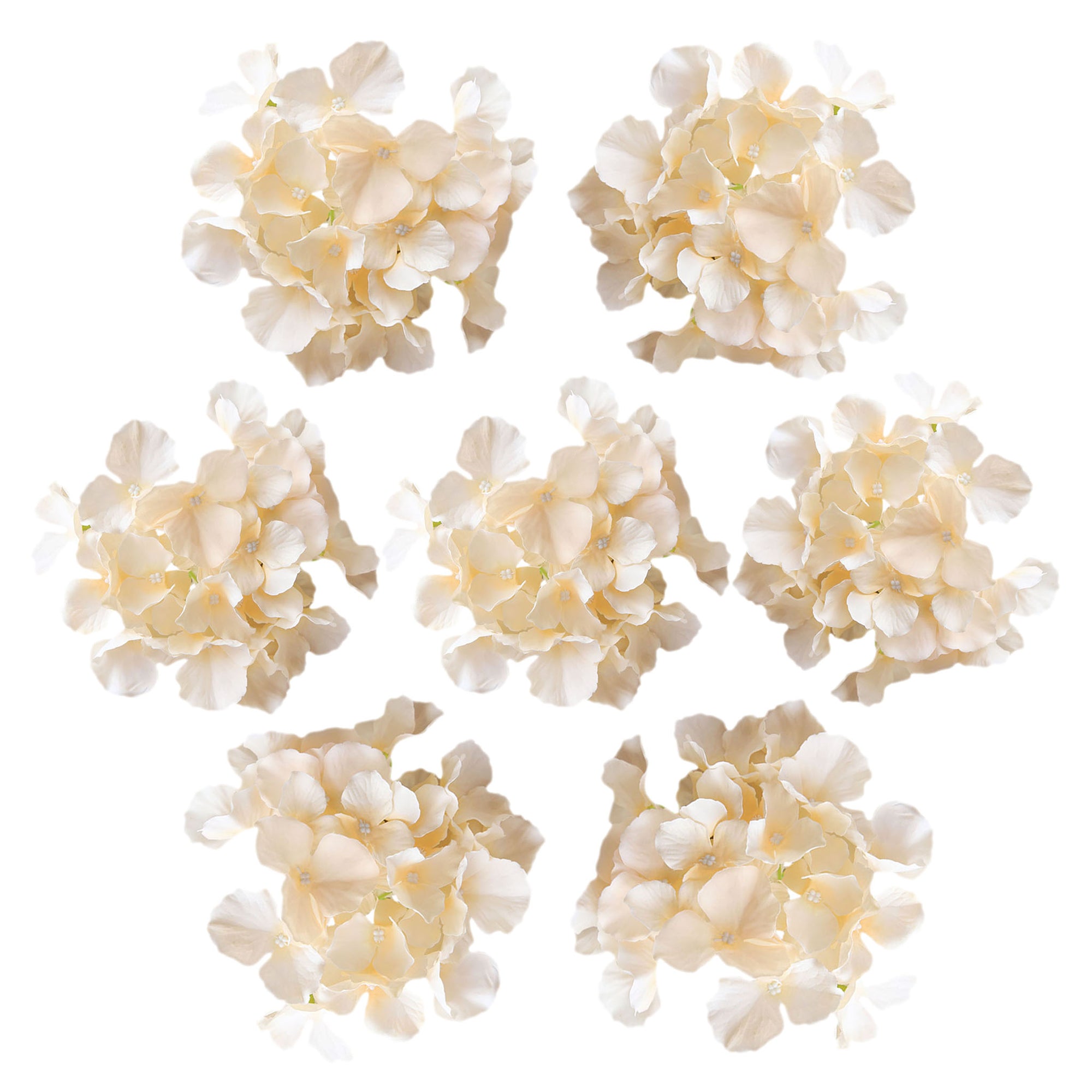 Artificial Silk Hydrange Flower Heads 7 inch