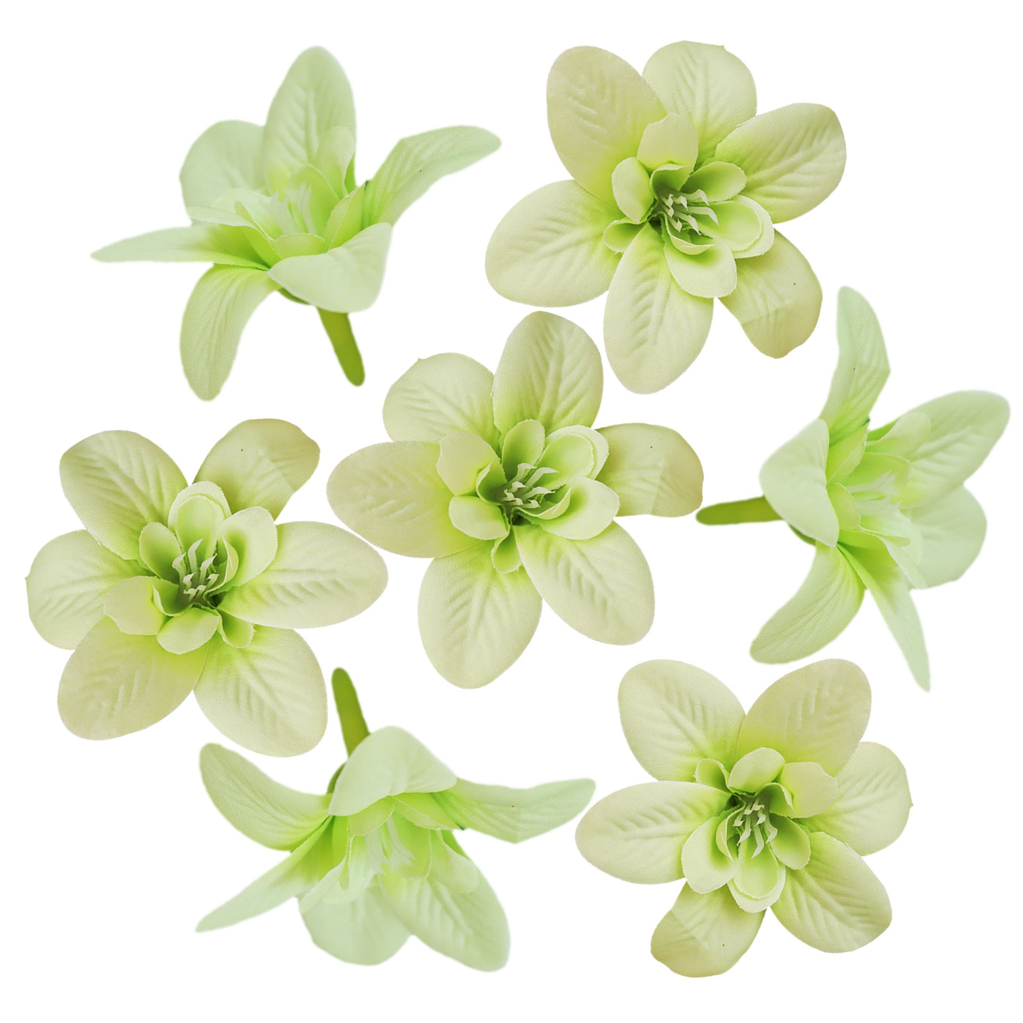 Thailand Silk Orchid Flower Heads 20pcs