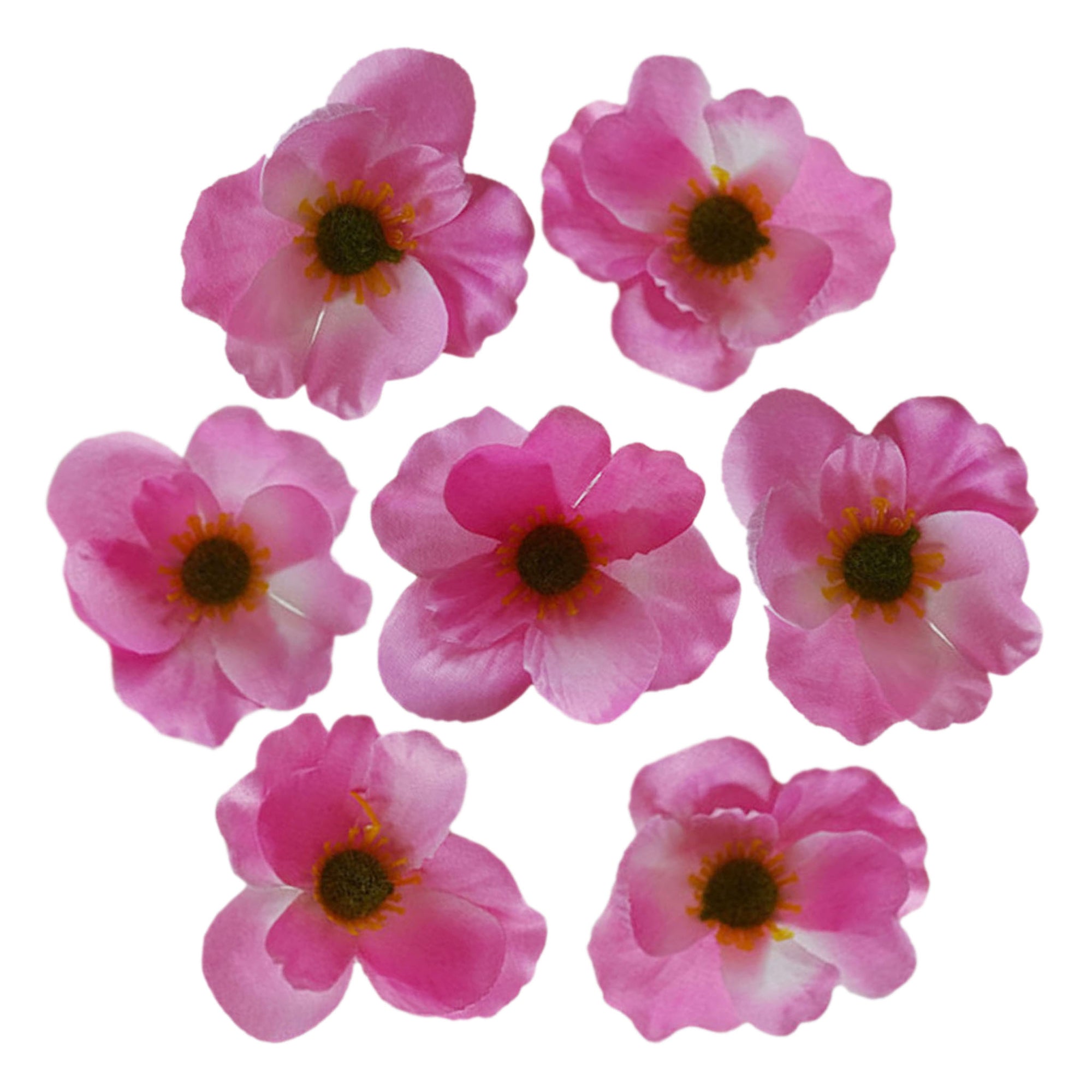 Silk Poppy Flowers Artificial Anemones