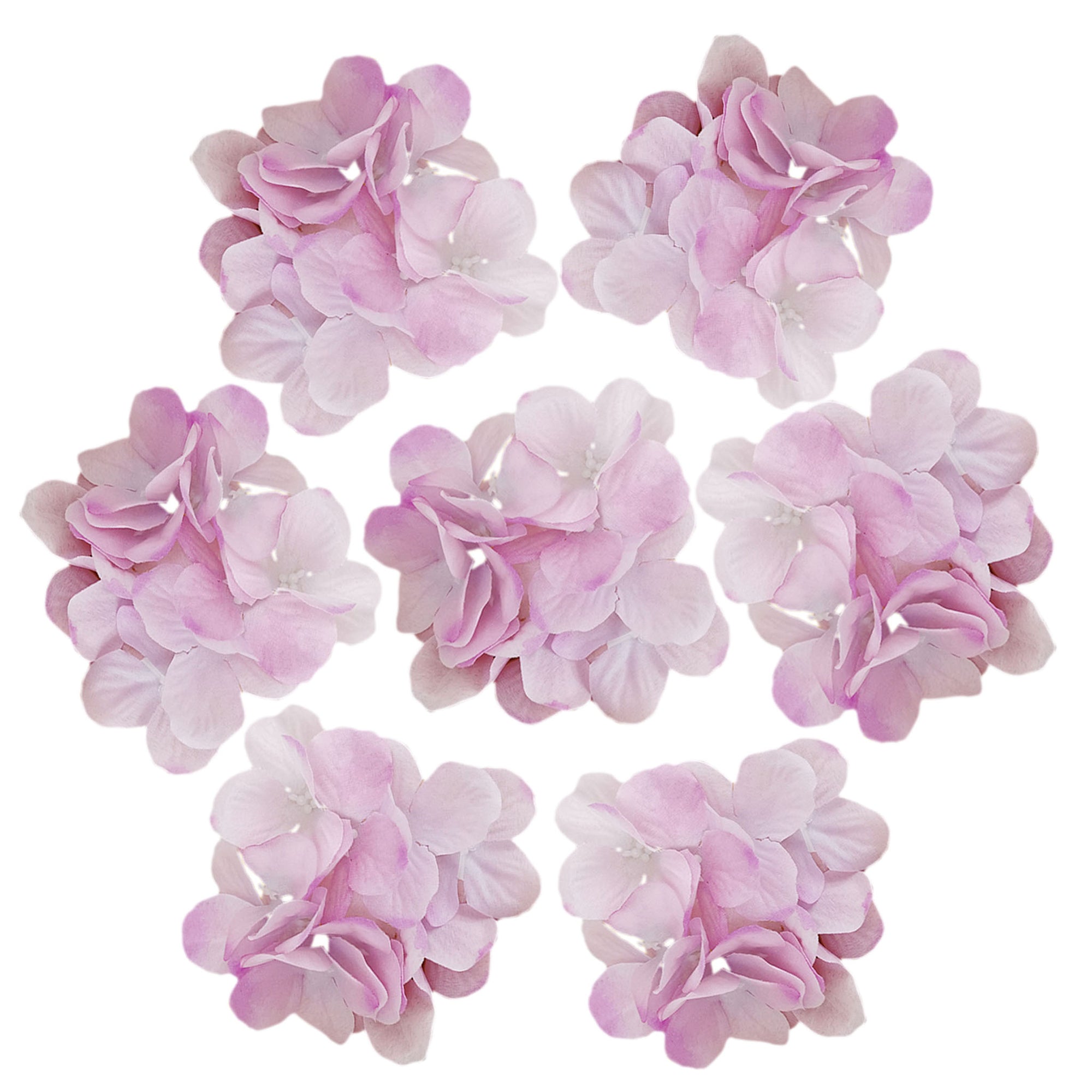 Silk Hydrangea Artificial Hydrangea 20 Flowers for Crafts Cake Topper Backdrops