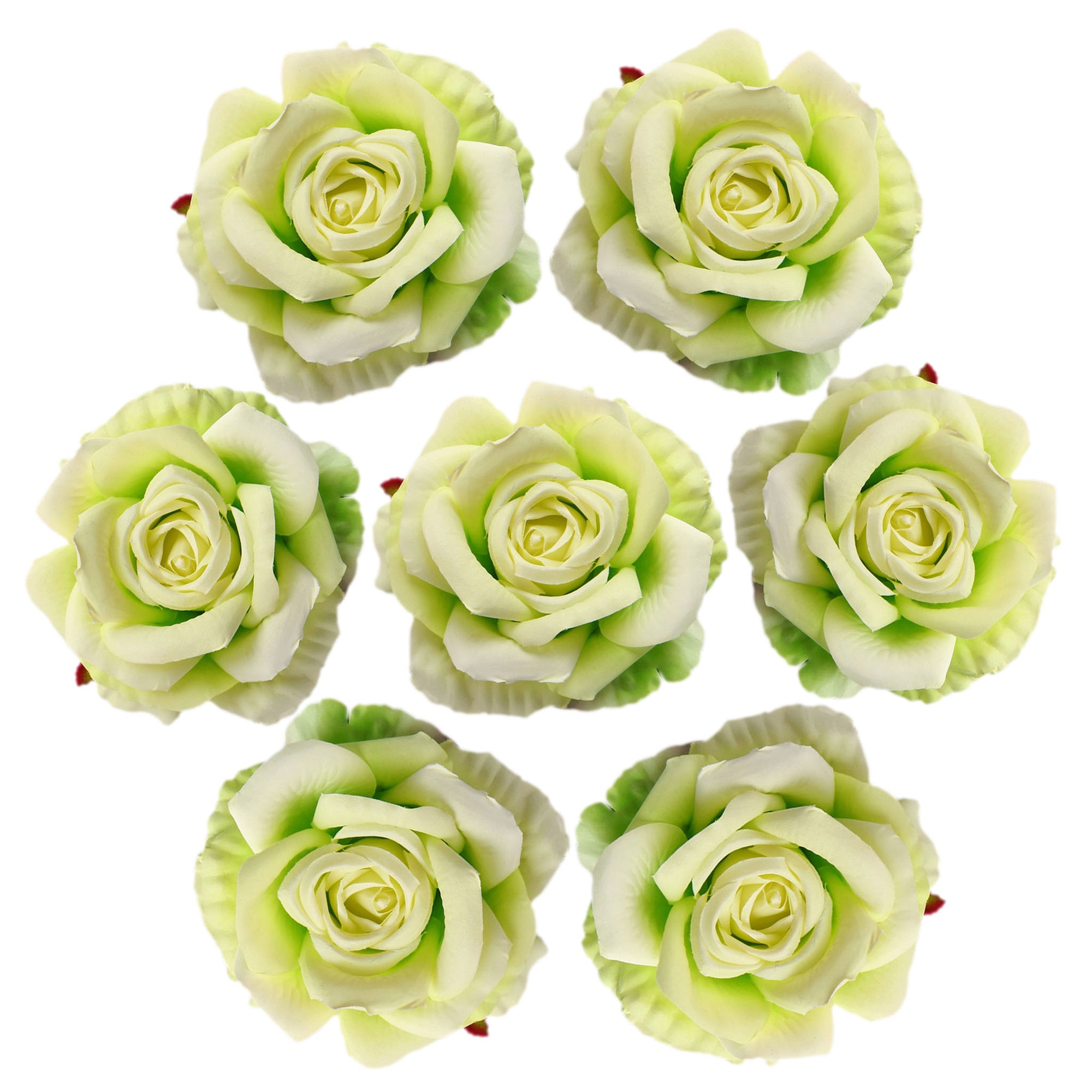 Large Silk Roses Bulk Artificial Flower Heads