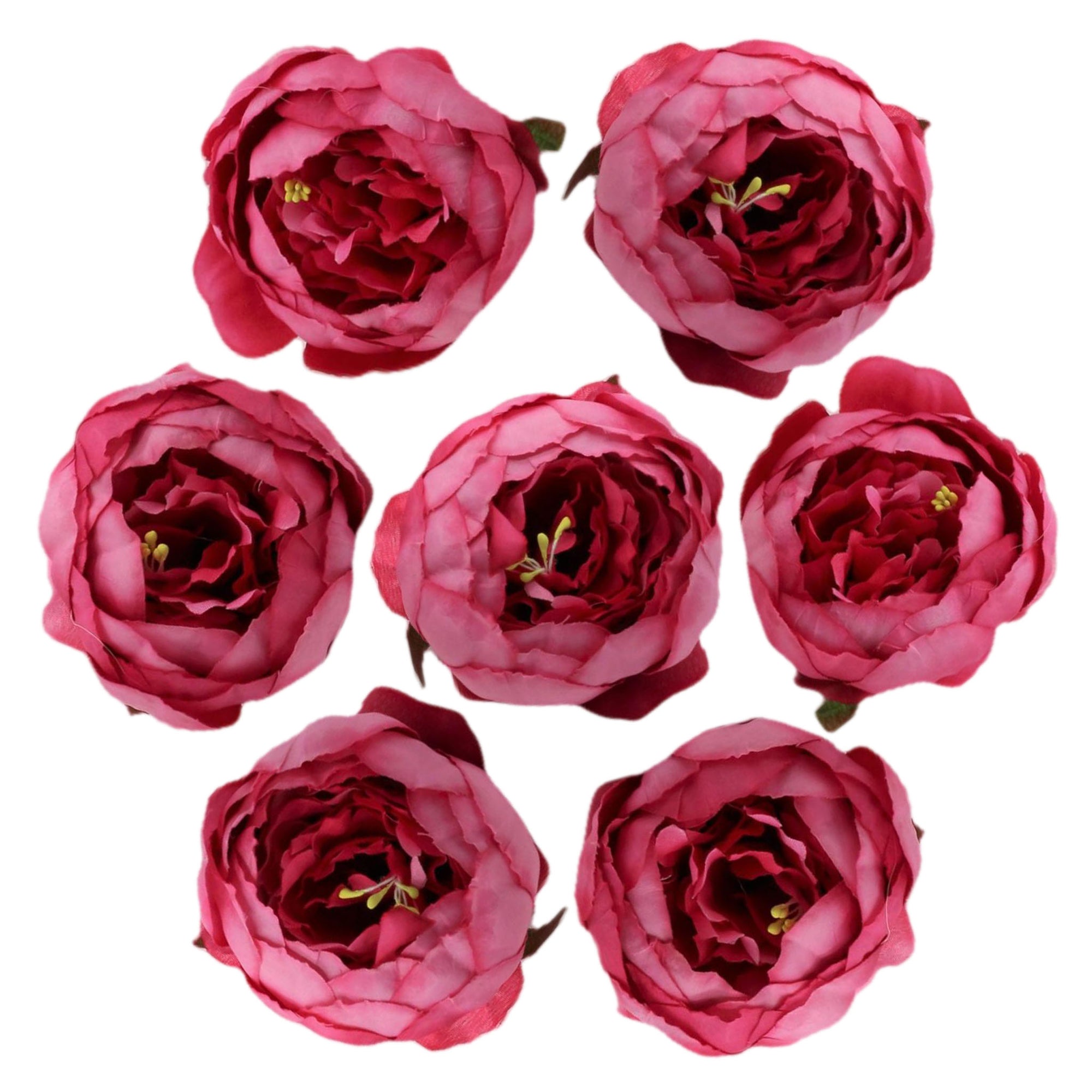 Bulk Fake Flowers Silk Peony Blooms for Flower Wall DIY