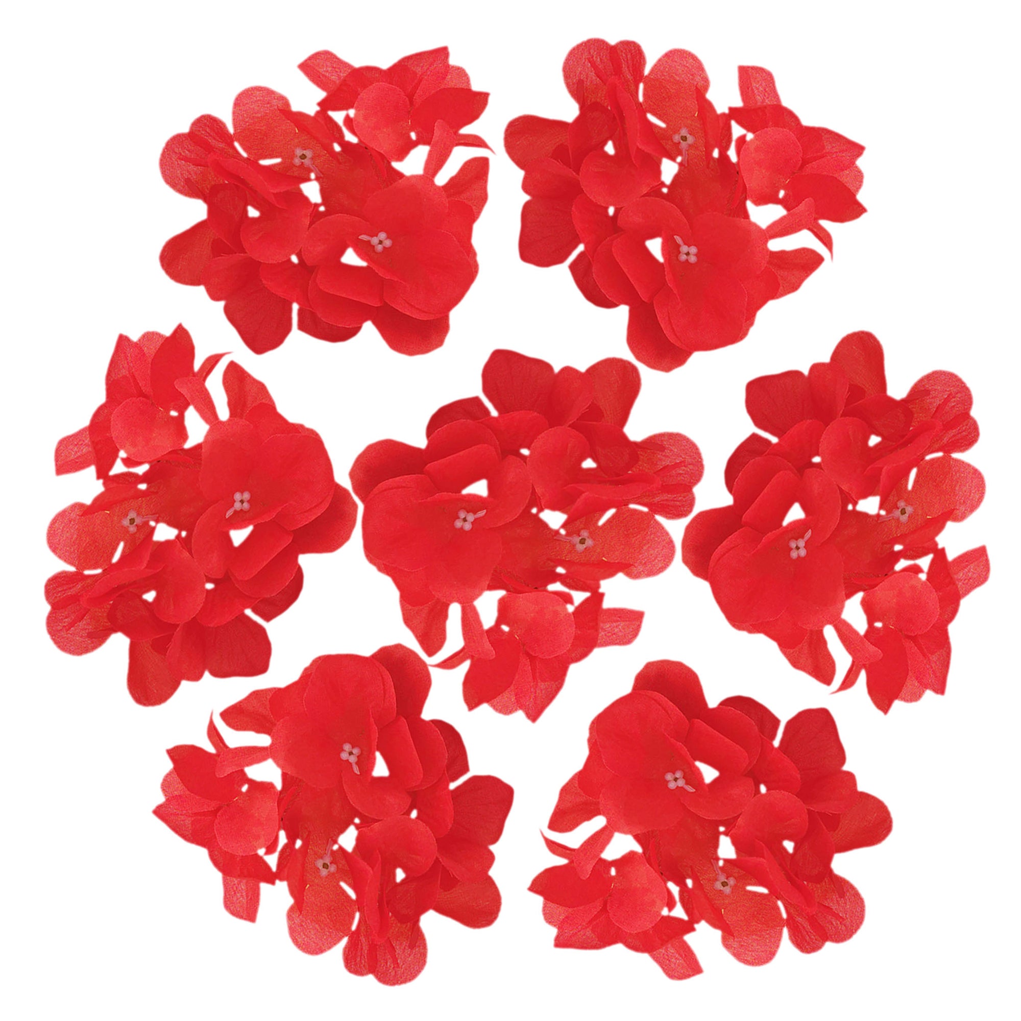 Silk Hydrangea Artificial Hydrangea 20 Flowers for Crafts Cake Topper Backdrops
