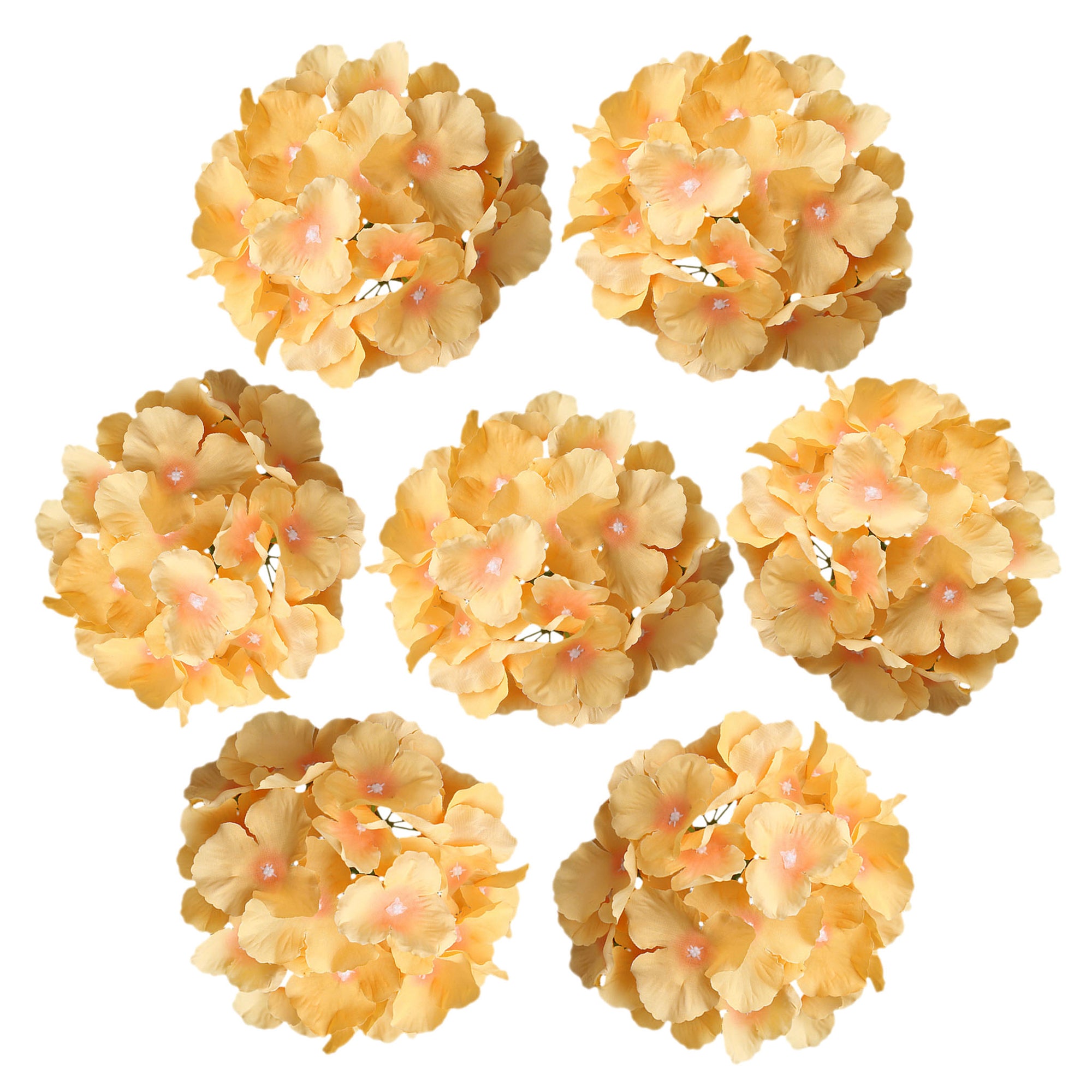 Artificial Silk Hydrange Flower Heads 7 inch