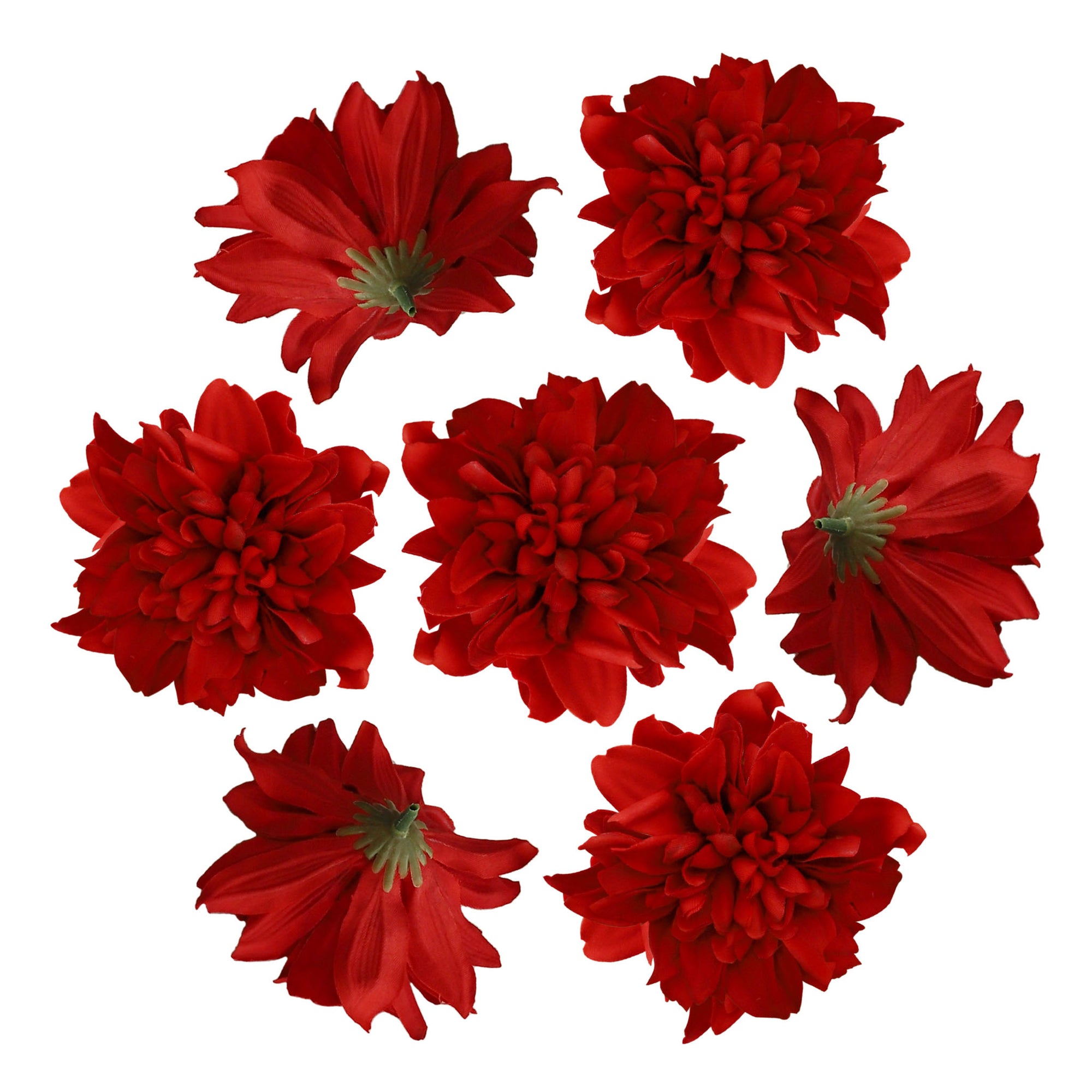 Artificial Dahlia Flowers Heads 4"