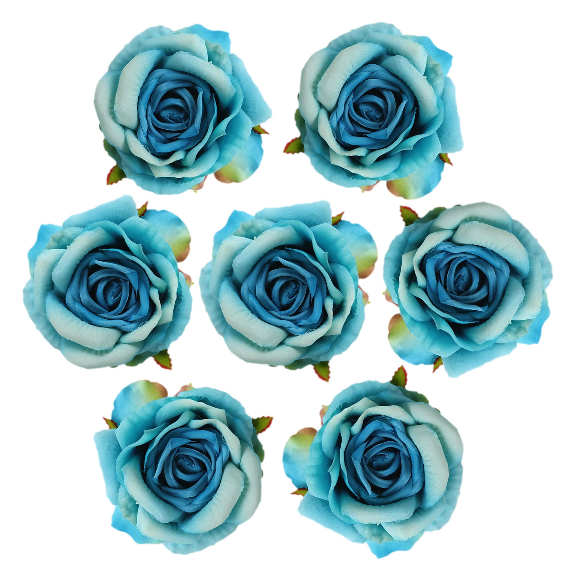 Large Silk Roses Bulk Artificial Flower Heads