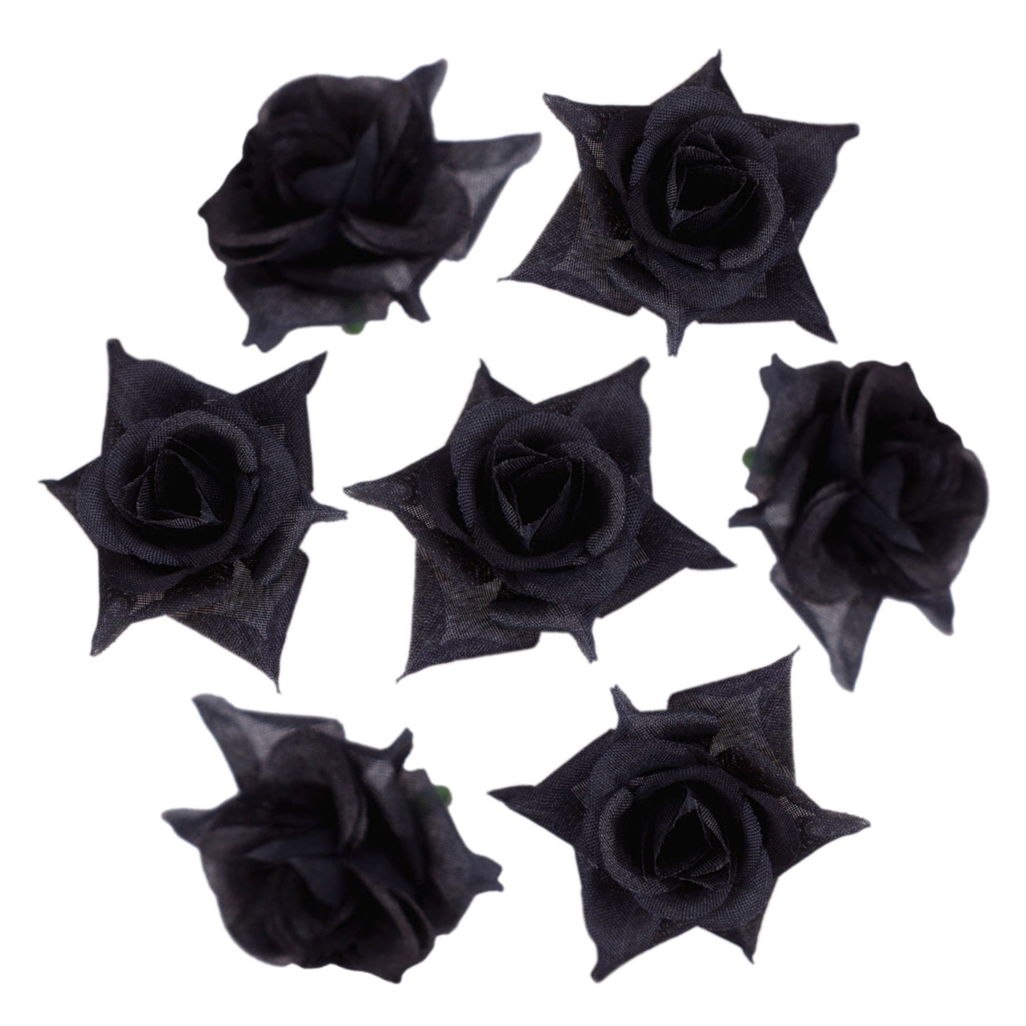 Silk Rose Heads Small Artificial Flowers 100PCS