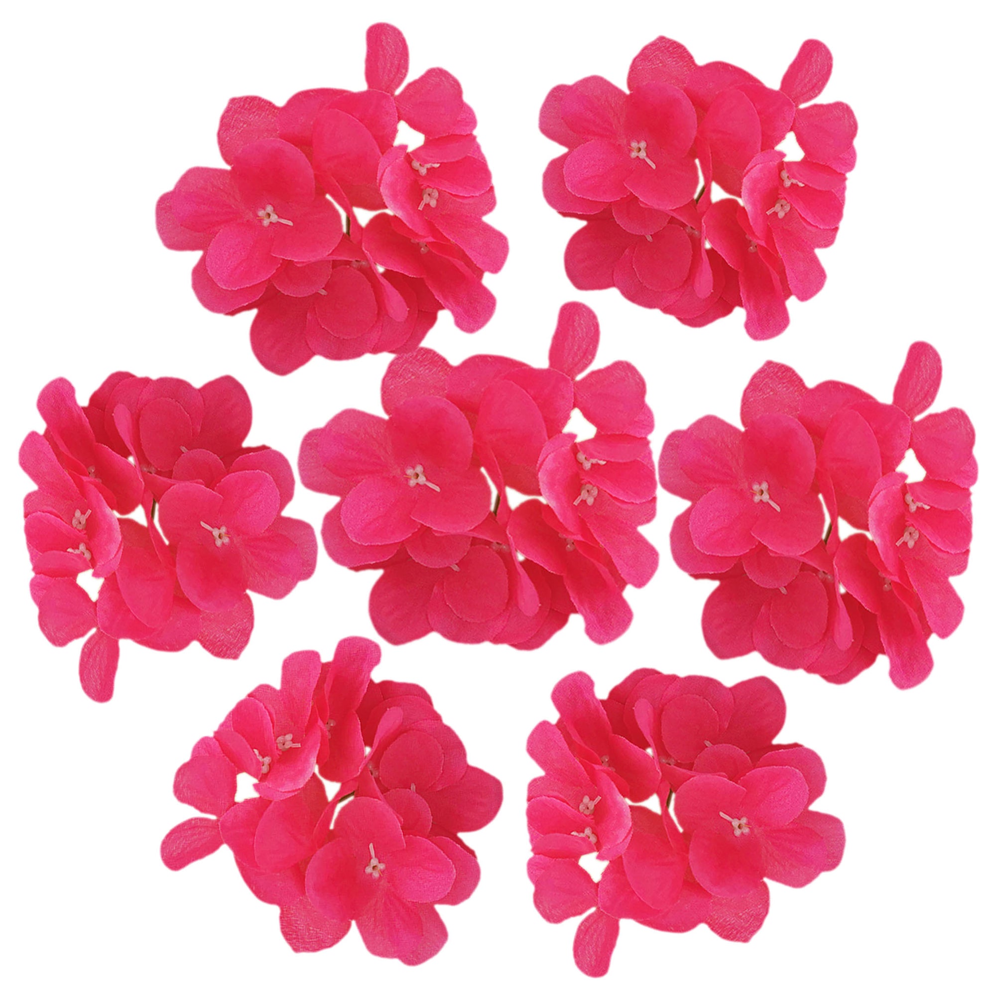 Silk Hydrangea Artificial Hydrangea 20 Flowers for Crafts Cake Topper Backdrops