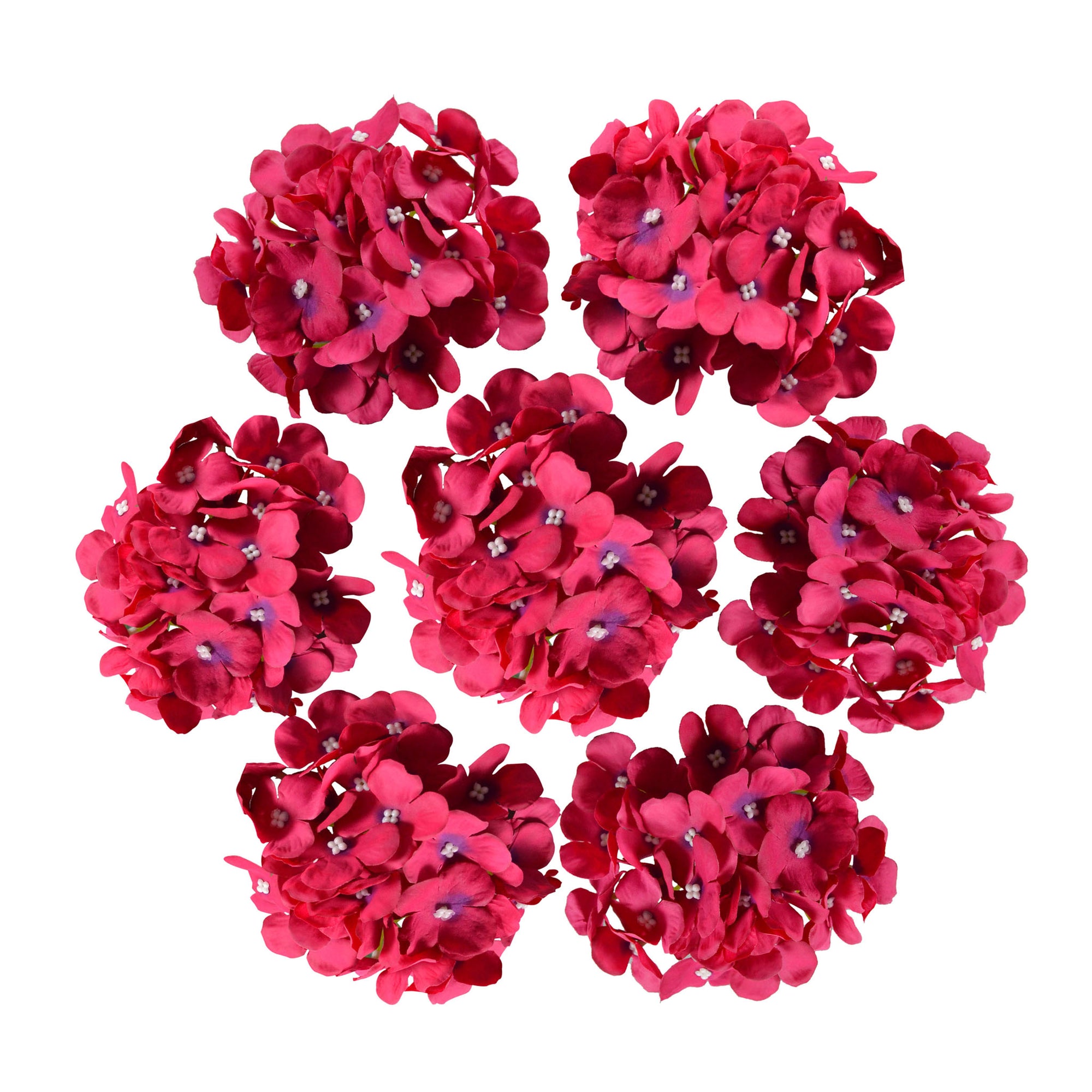 Silk Hydrangea Flower Heads 6"