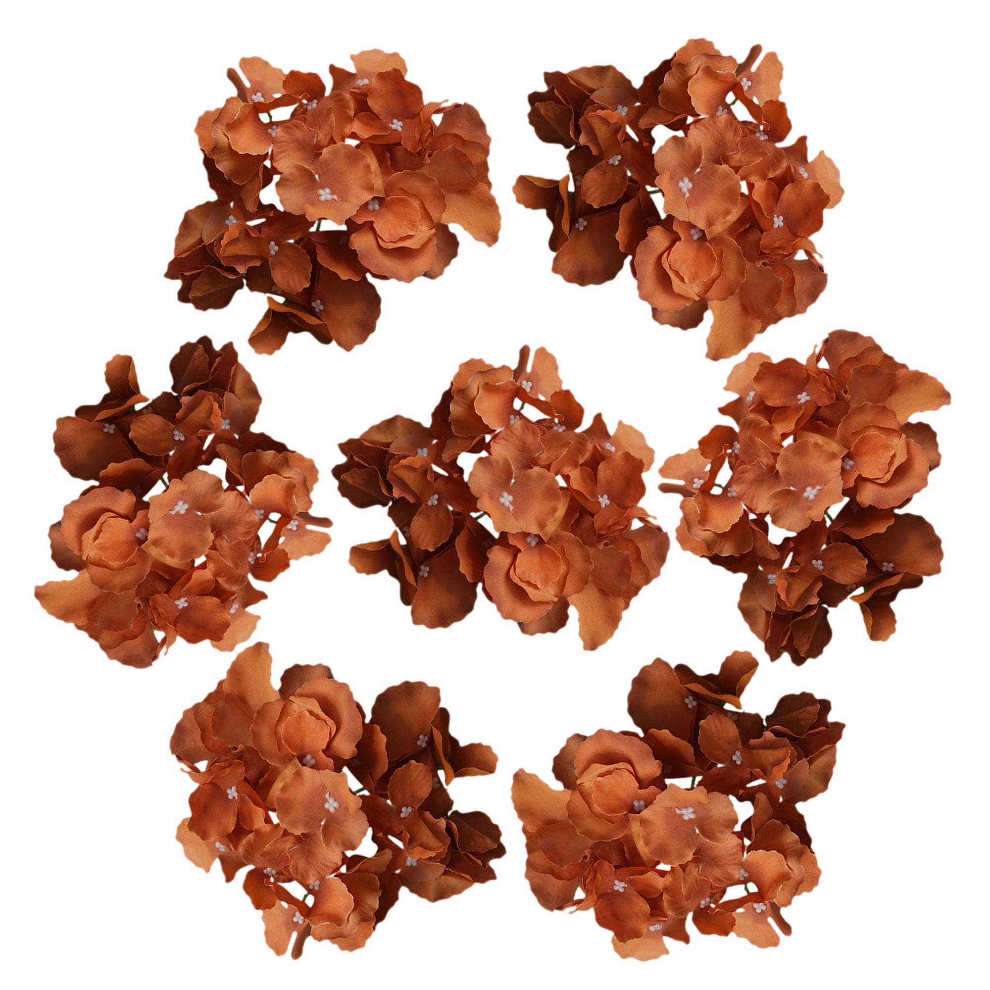 Artificial Silk Hydrange Flower Heads 7 inch