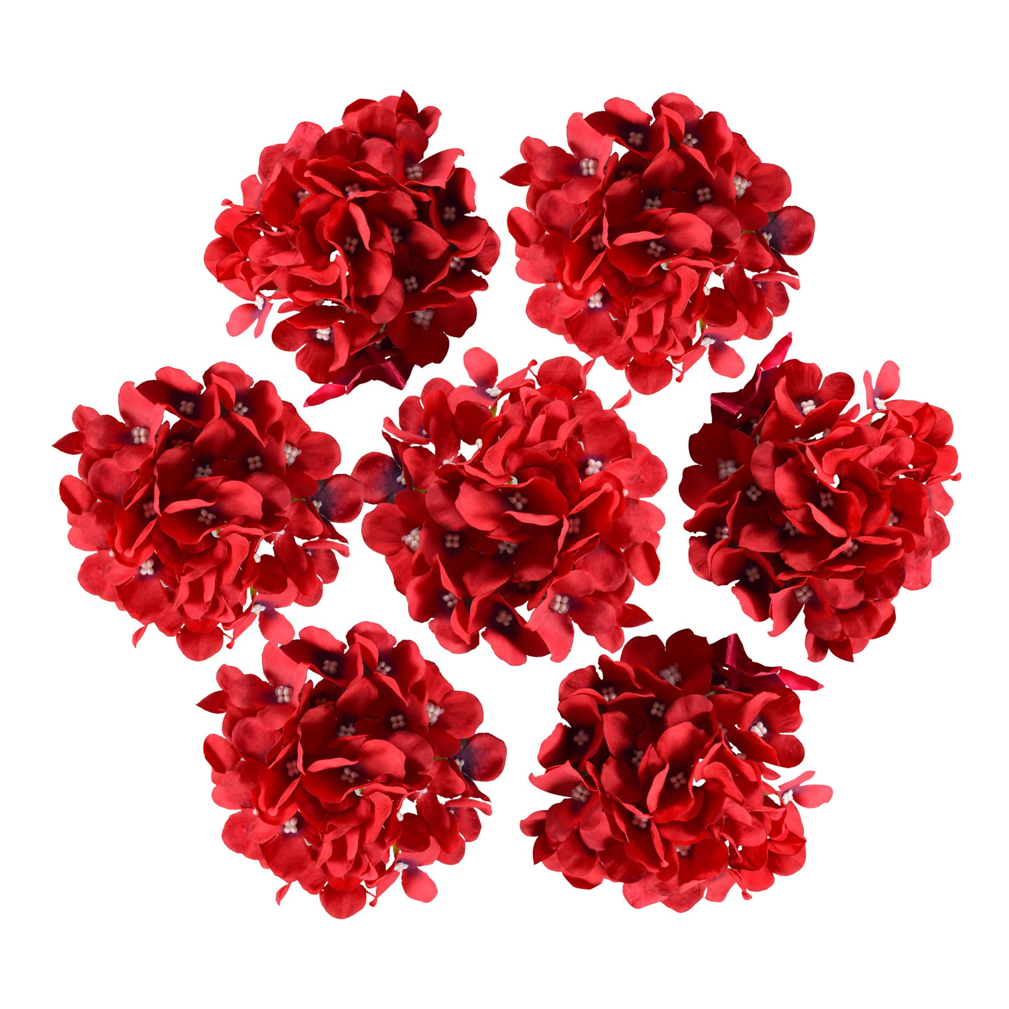 Silk Hydrangea Flower Heads 6"