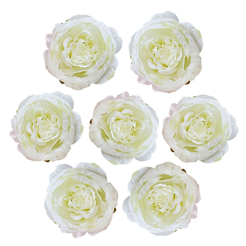 Silk Peony Flower Heads 50 Bulk for DIY Crafts Wedding Decor