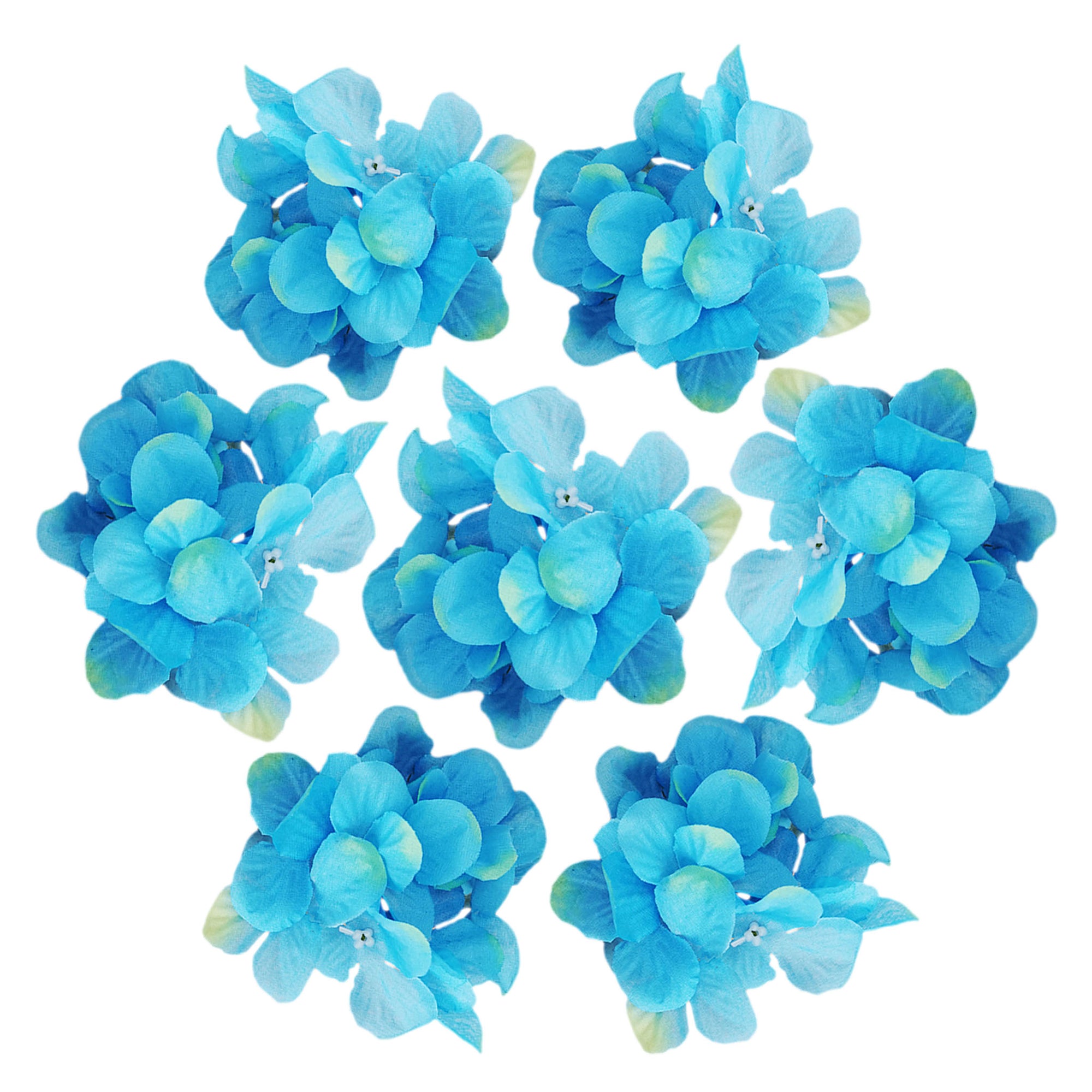 Silk Hydrangea Artificial Hydrangea 20 Flowers for Crafts Cake Topper Backdrops