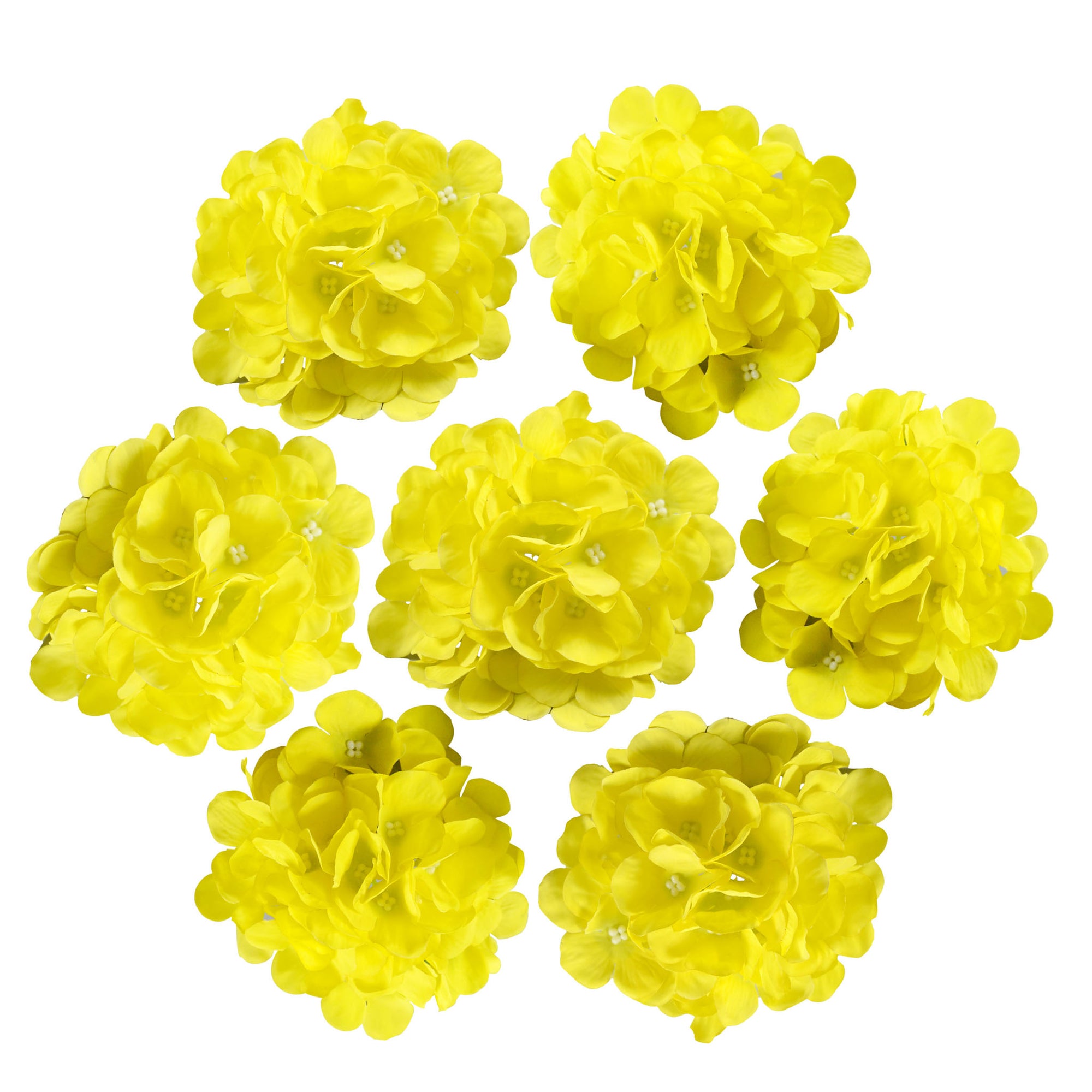 Silk Hydrangea Flower Heads 6"