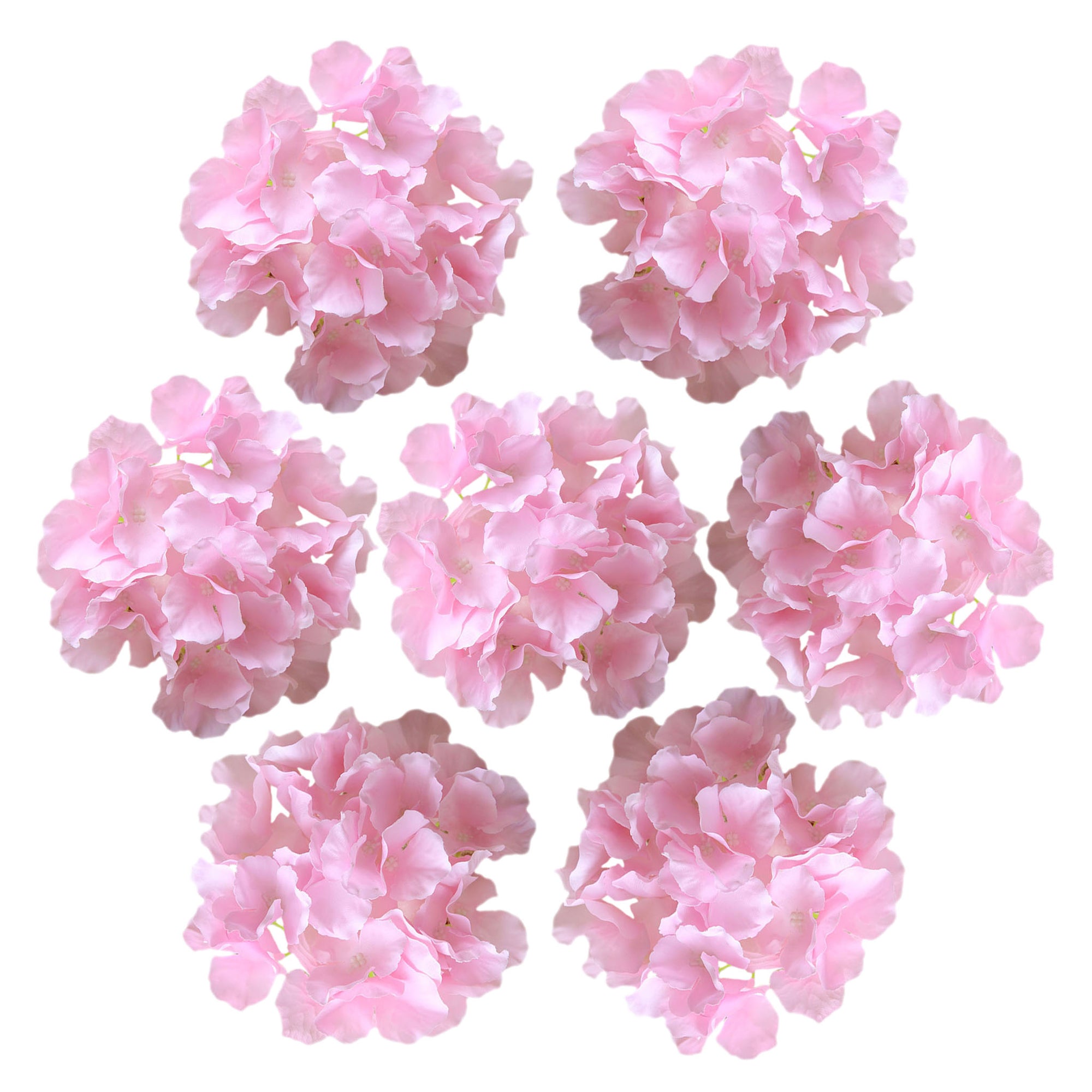 Artificial Silk Hydrange Flower Heads 7 inch
