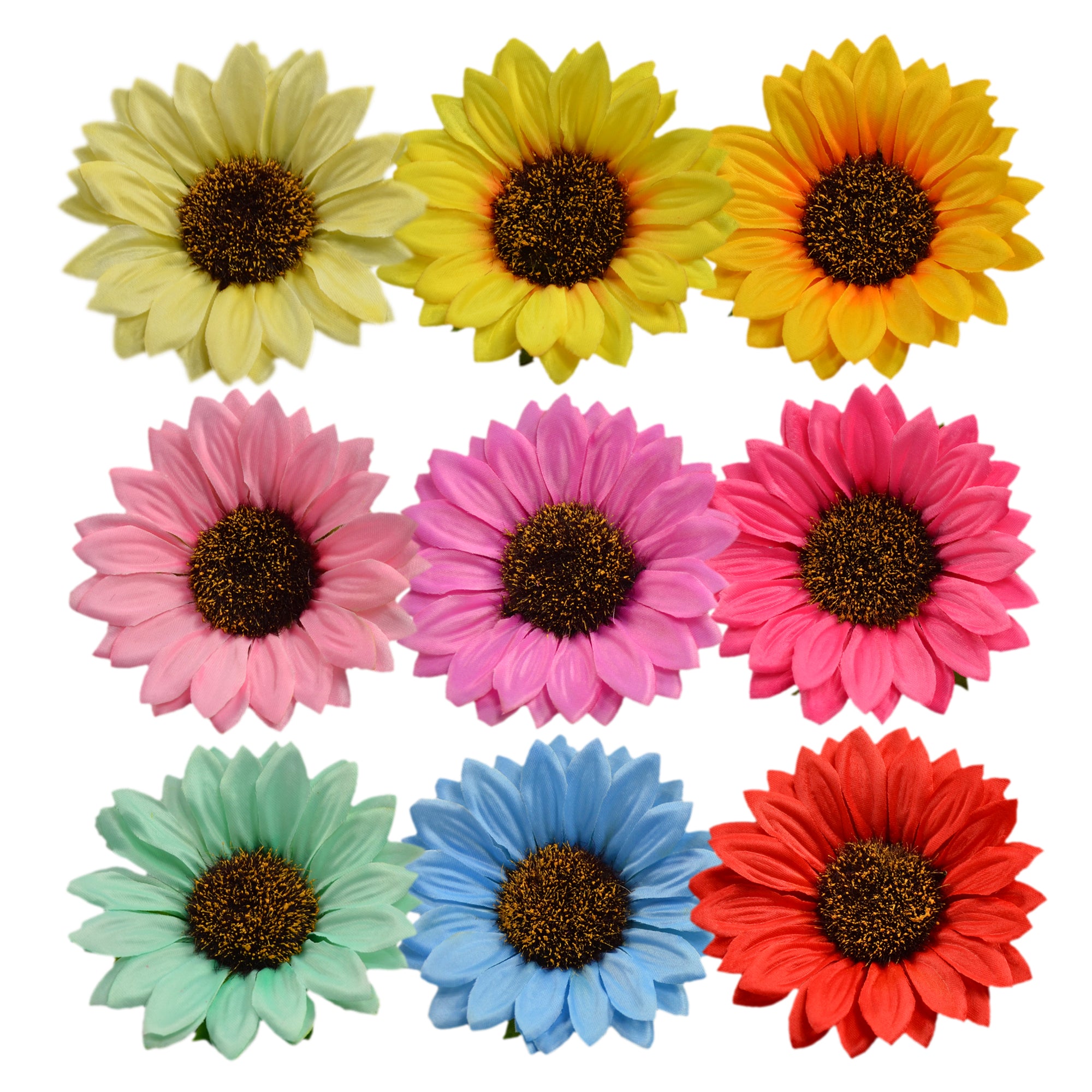 Bulk Silk Sunflowers Artificial Flowers 4"