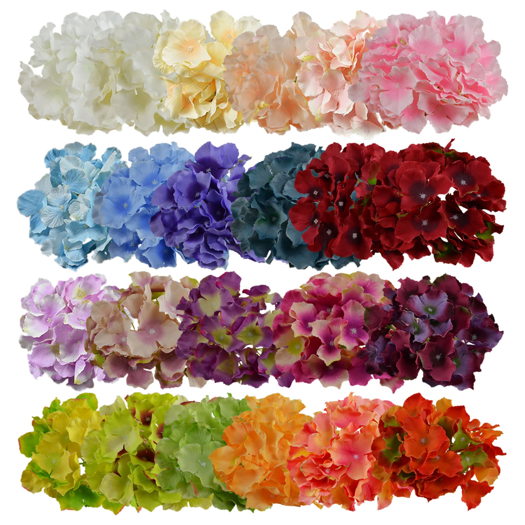 Bulk Fake Hydrangea Large Flower Heads