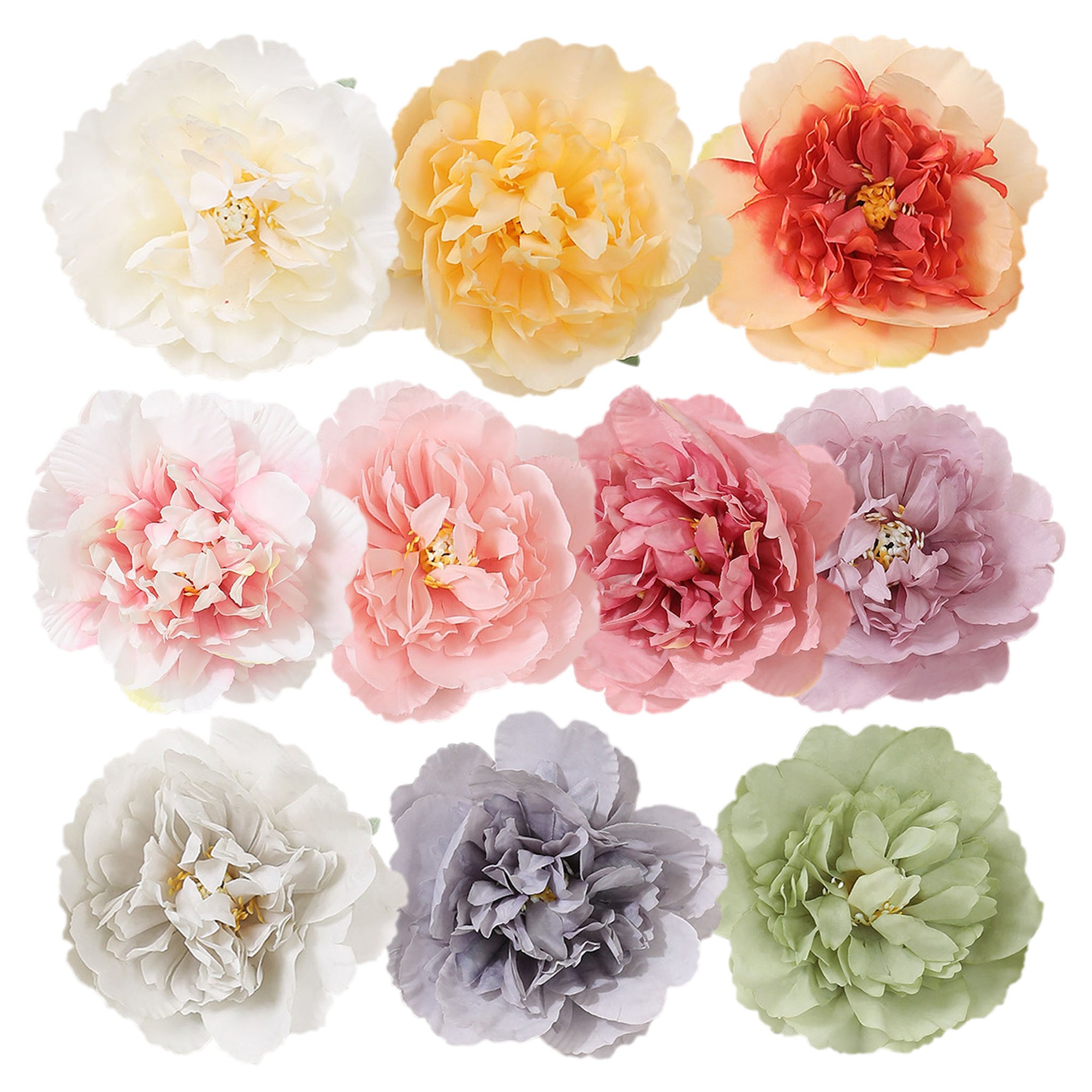 Wholesale Peony Flowers Silk Flower Heads