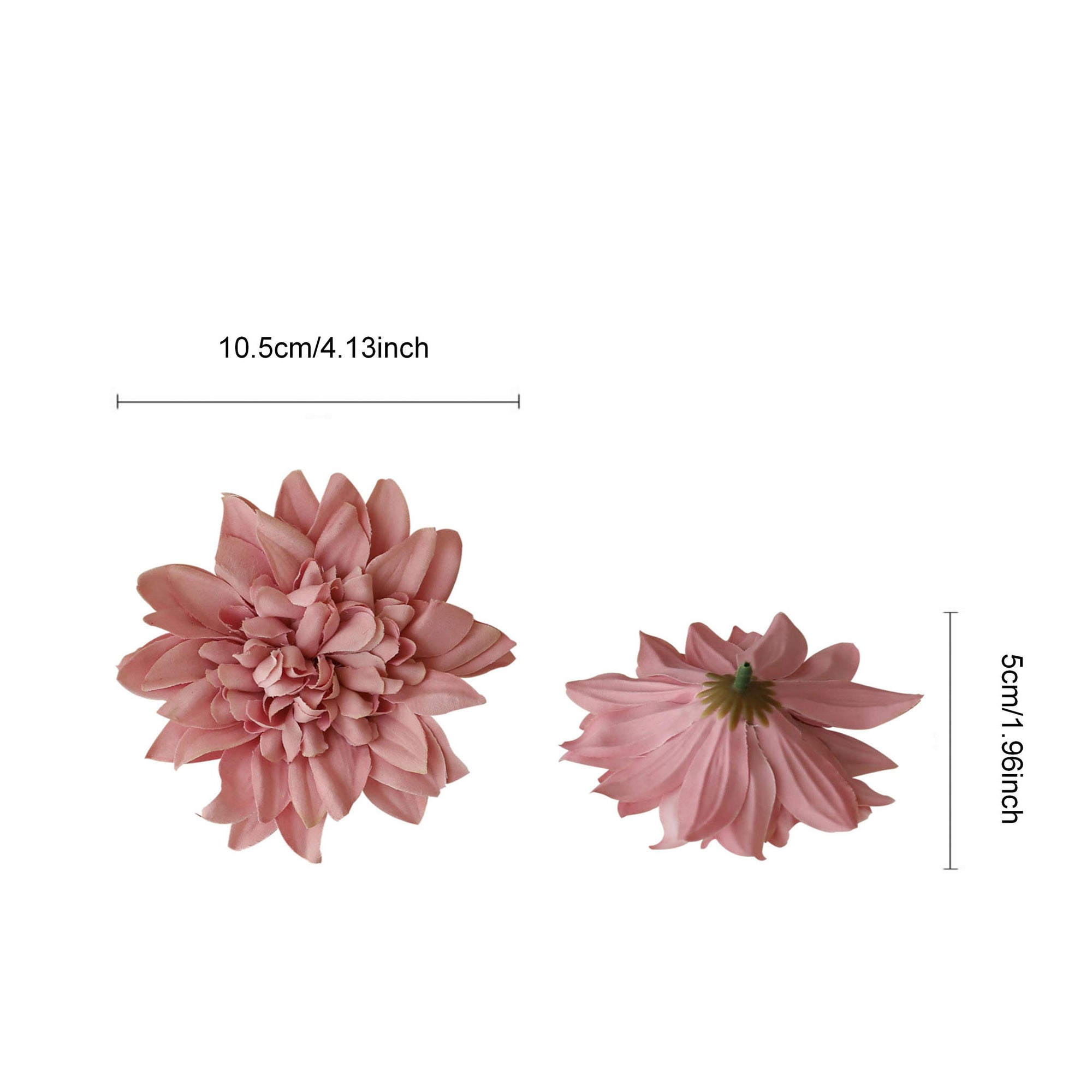 Artificial Dahlia Flowers Heads 4"