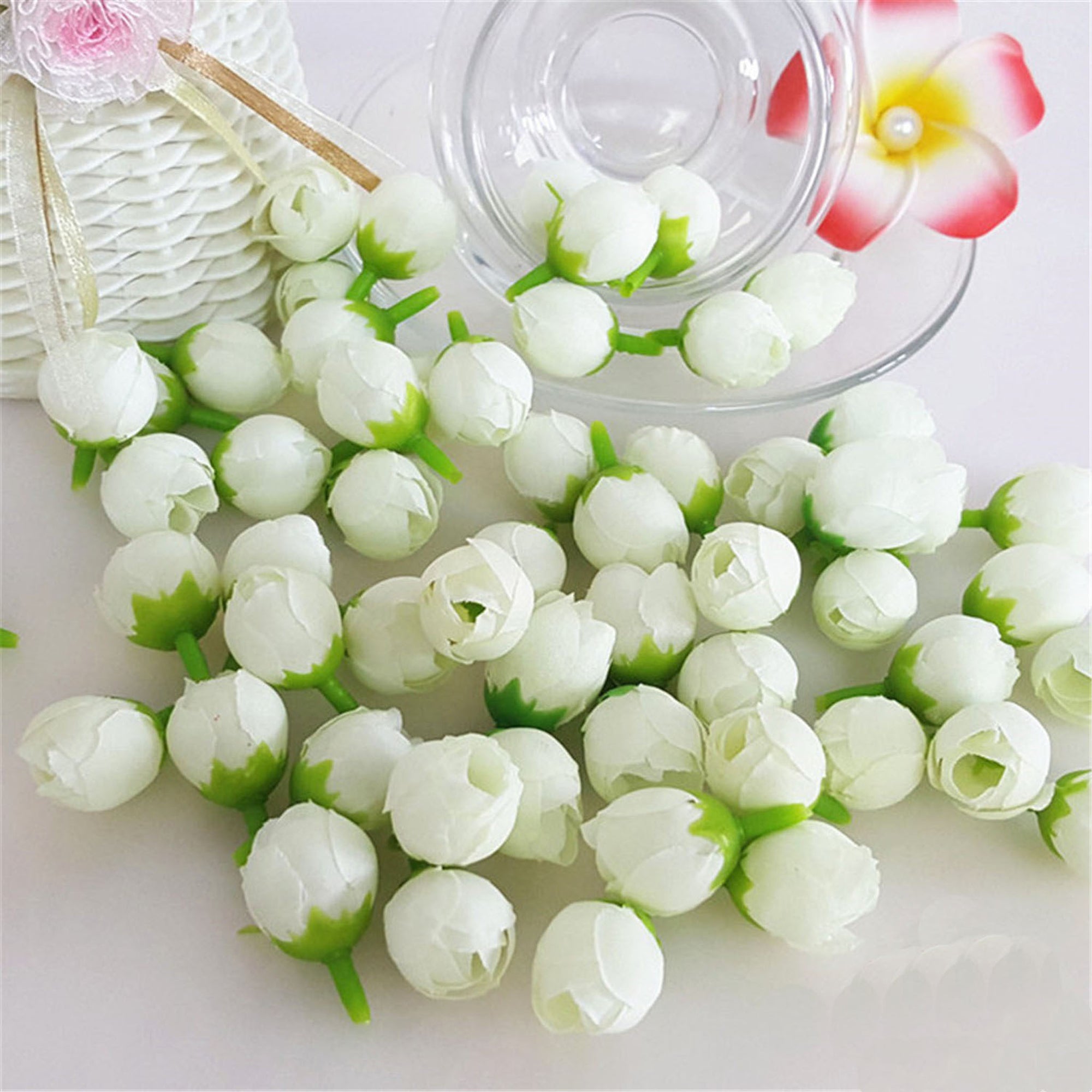 Bulk Mini Rose Buds Silk Flowers