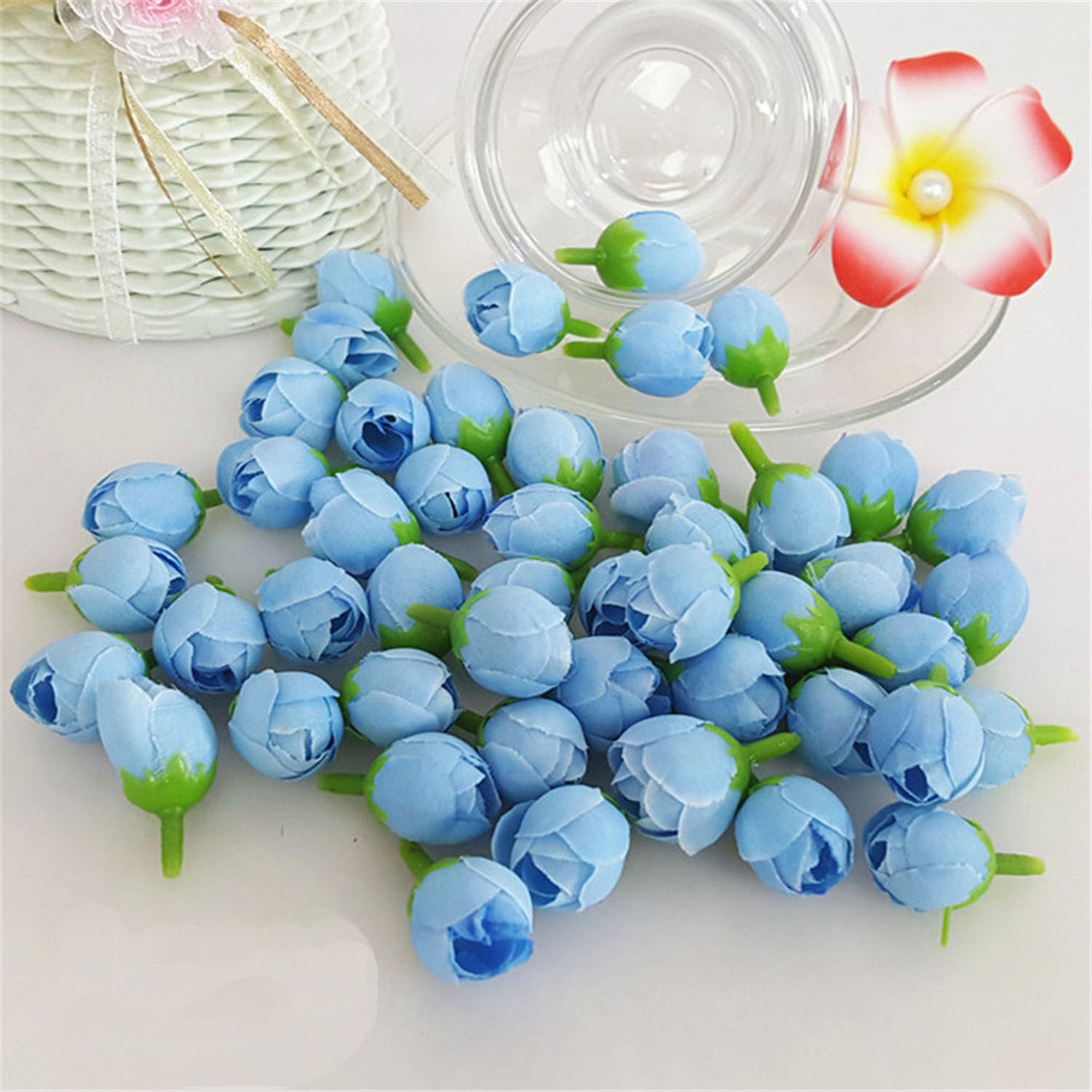 Bulk Mini Rose Buds Silk Flowers
