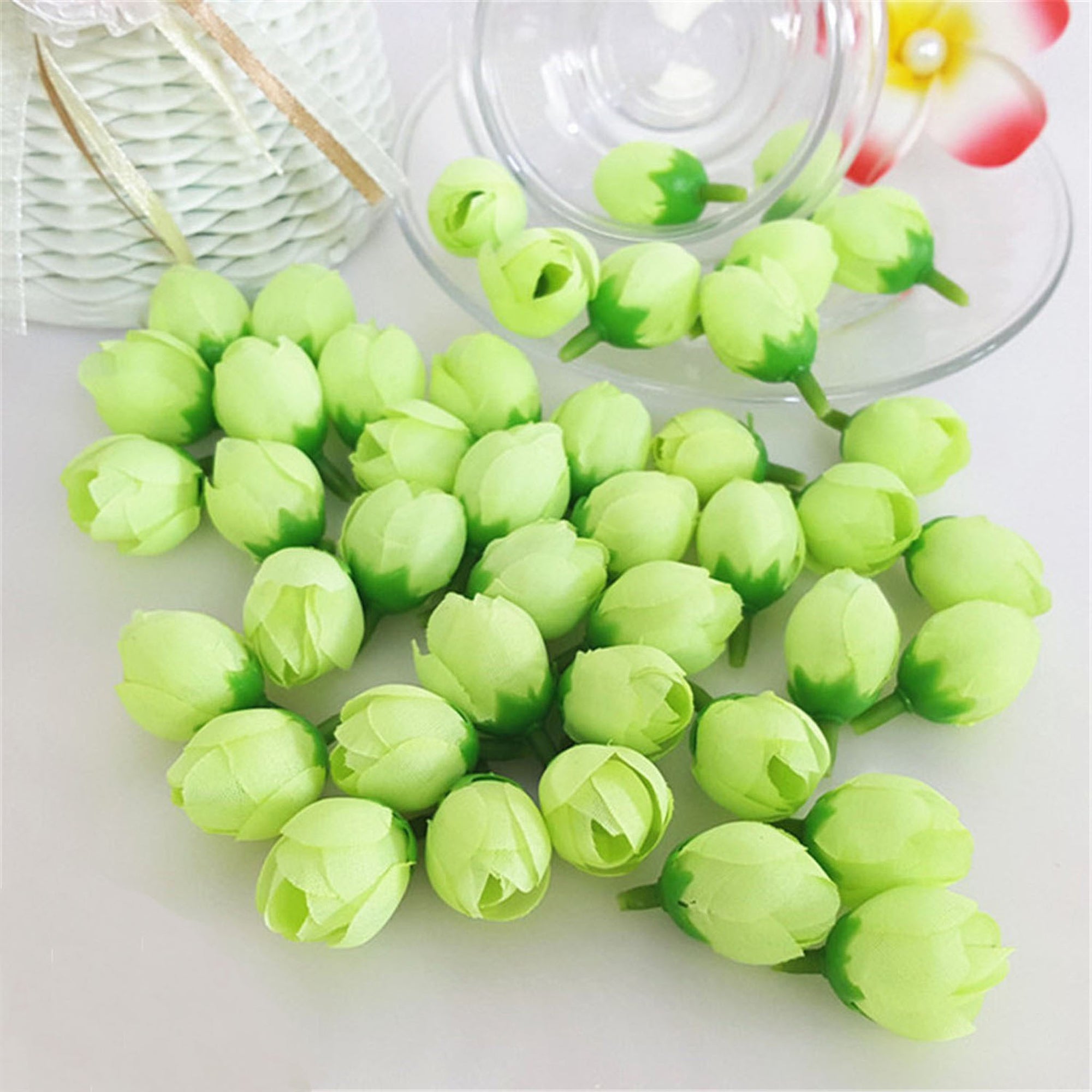 Bulk Mini Rose Buds Silk Flowers