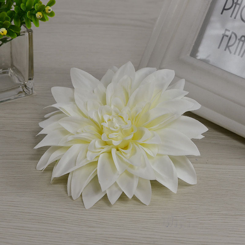 50 Bulk Silk Dahlia Flowers 5.1"