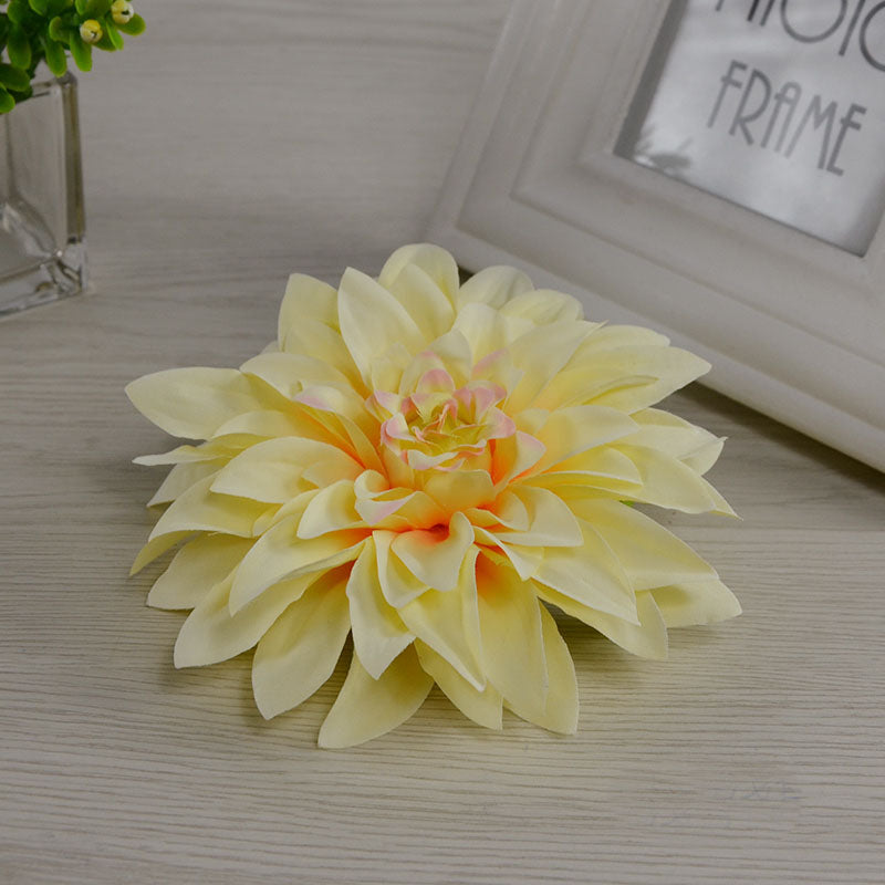 50 Bulk Silk Dahlia Flowers 5.1"