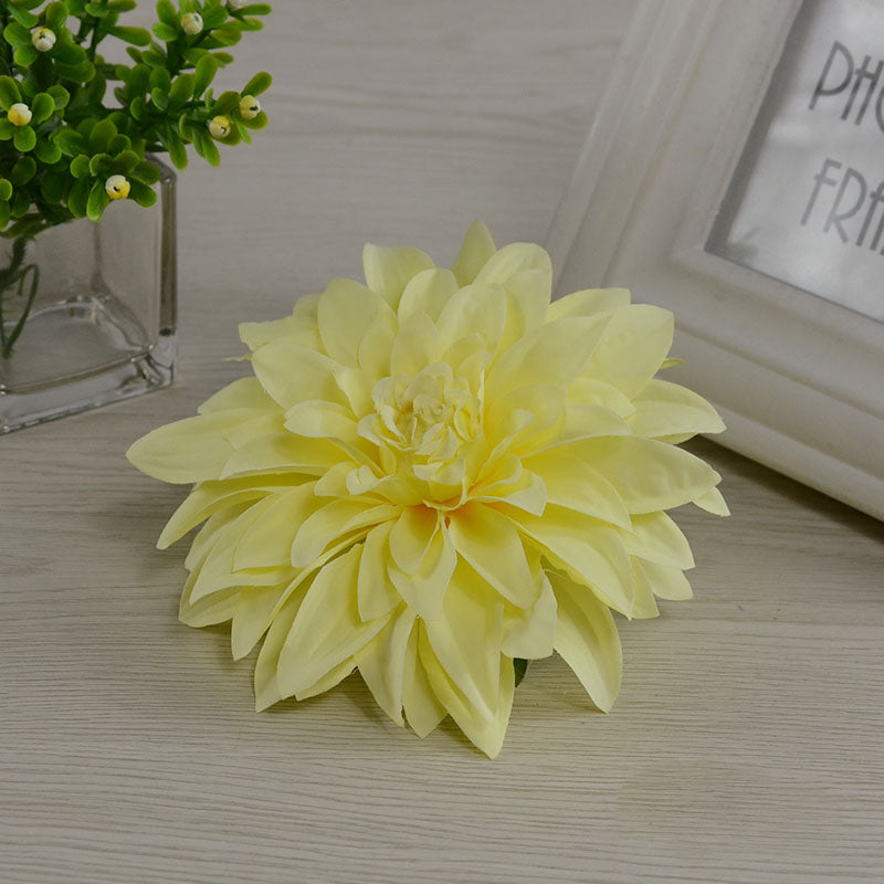50 Bulk Silk Dahlia Flowers 5.1"