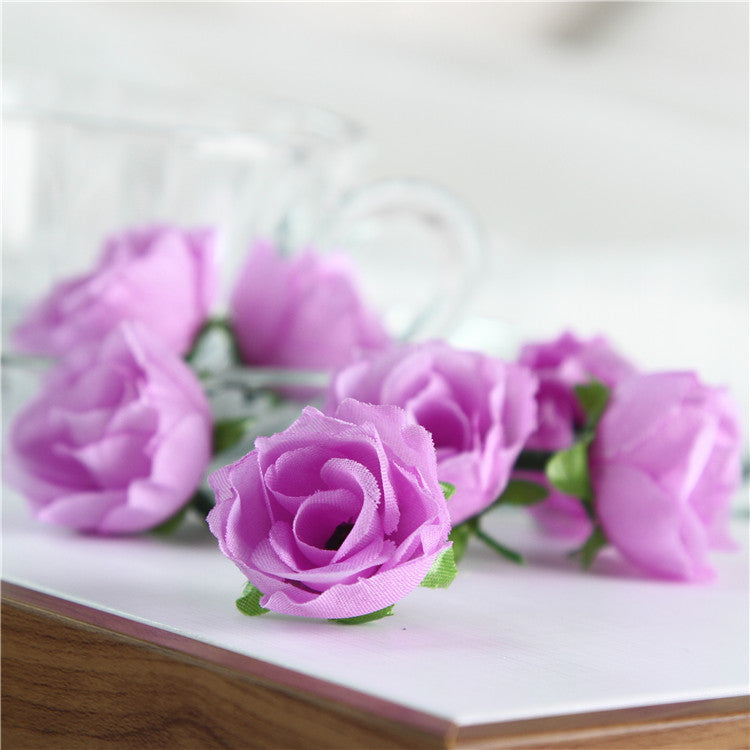 Wholesale Silk Flowers Mini Roses Bulk Craft Artificial Flowers