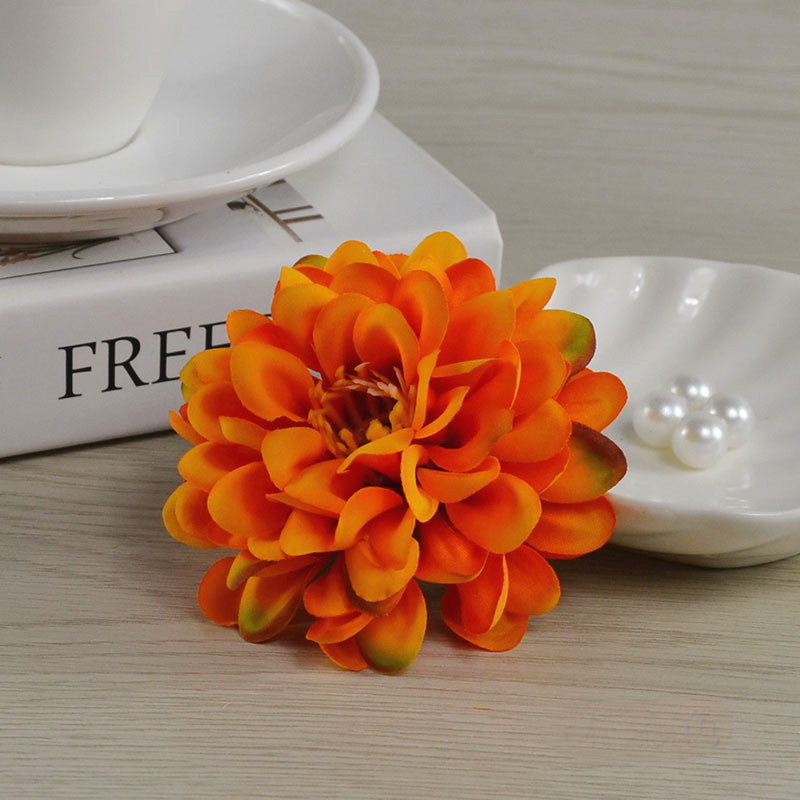 Silk Dahlia Bulk Artificial Flower Small Heads 7cm