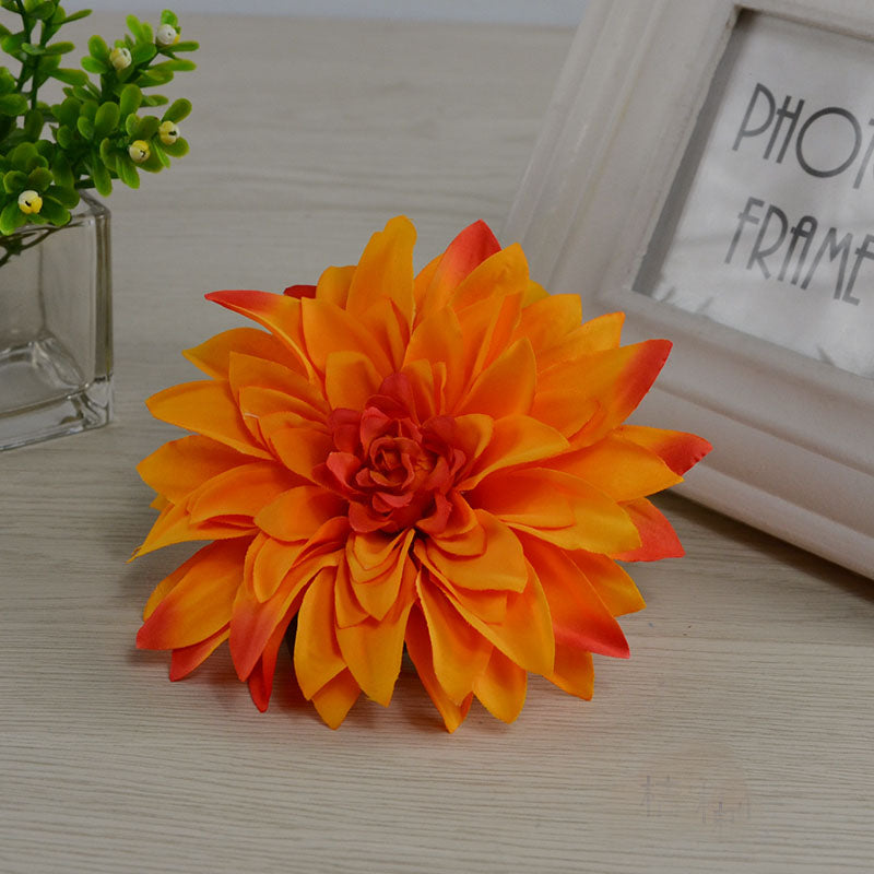 50 Bulk Silk Dahlia Flowers 5.1"
