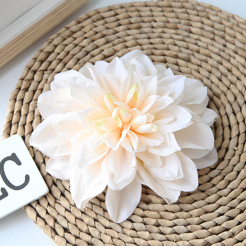 Artificial Dahlia Silk Flower Heads Wholesale Flowers 6"