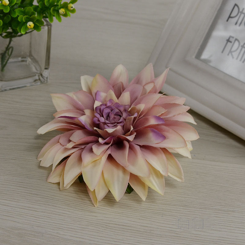50 Bulk Silk Dahlia Flowers 5.1"