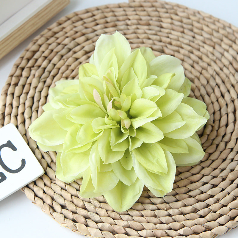 Artificial Dahlia Silk Flower Heads Wholesale Flowers 6"