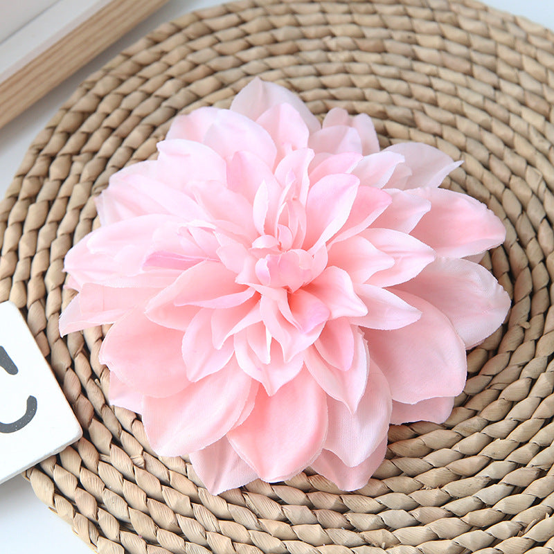 Artificial Dahlia Silk Flower Heads Wholesale Flowers 6"