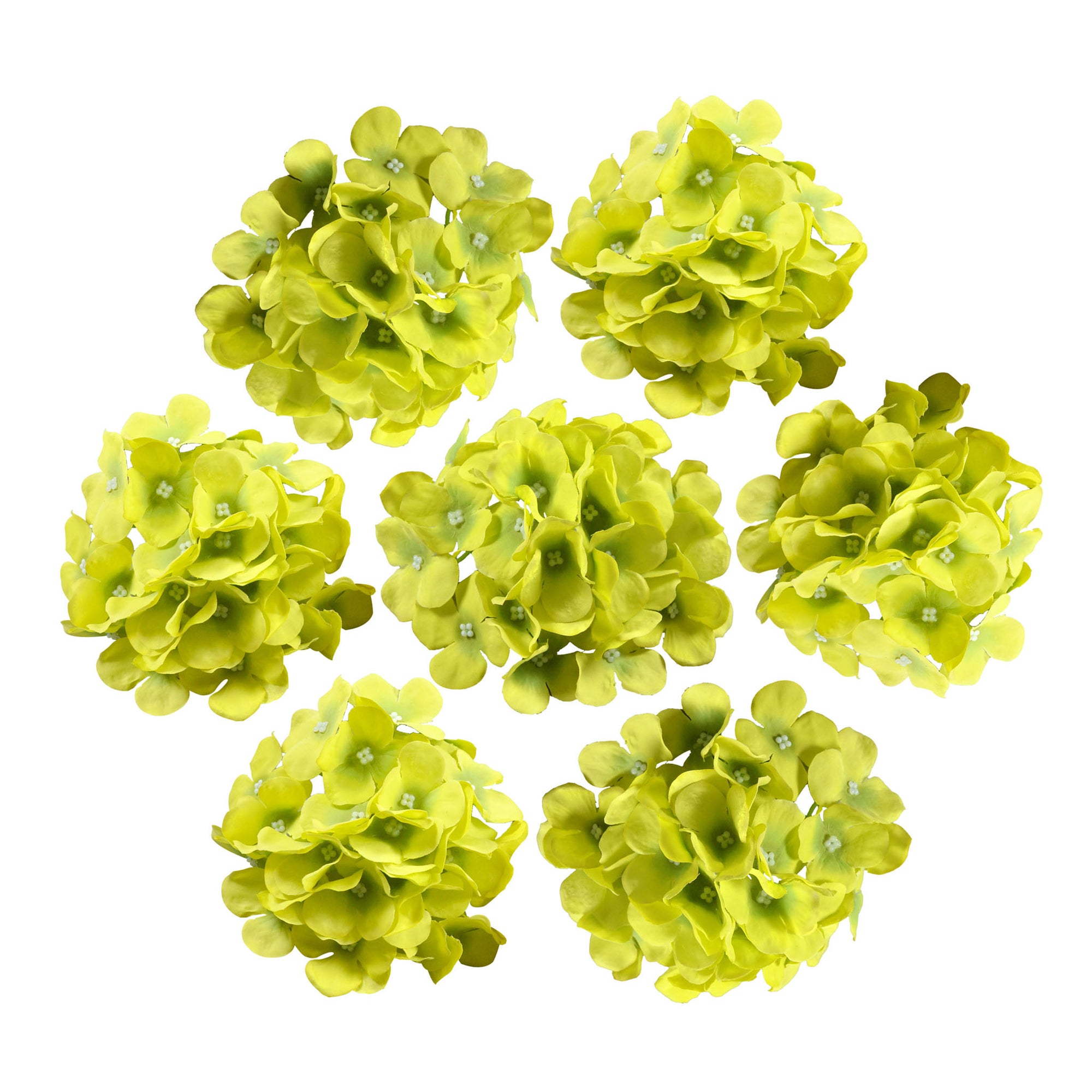 Silk Hydrangea Flower Heads 6"