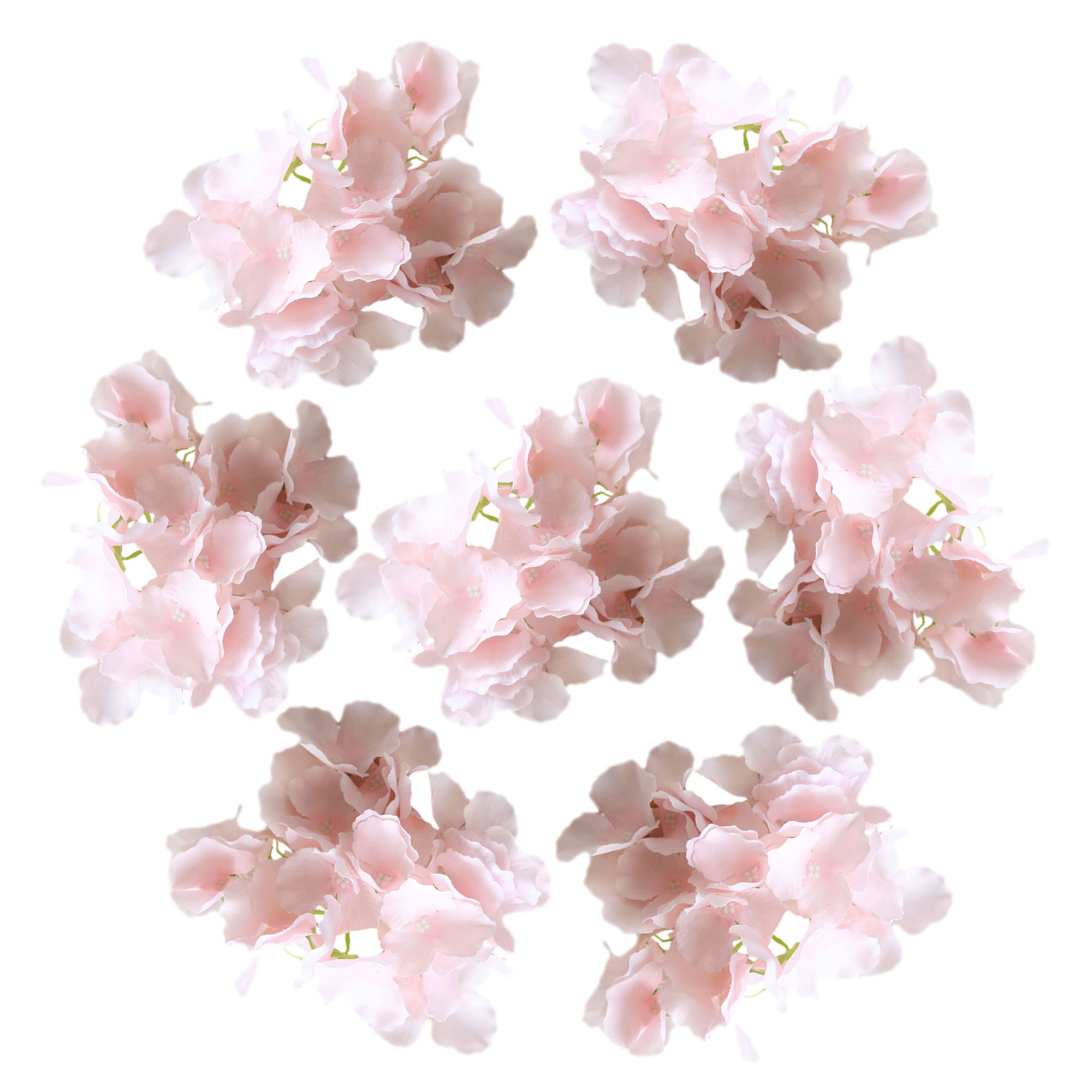 Artificial Silk Hydrange Flower Heads 7 inch