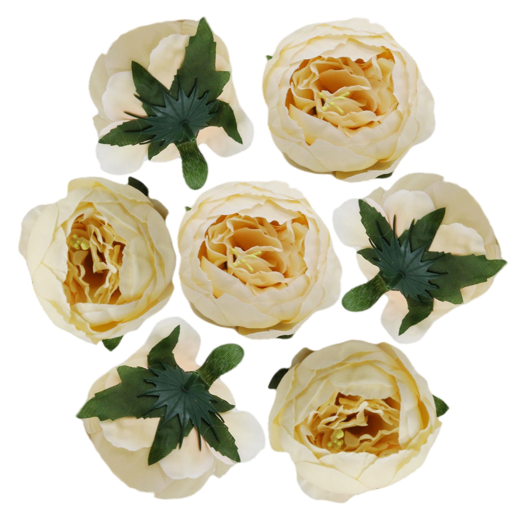 Bulk Fake Flowers Silk Peony Blooms for Flower Wall DIY