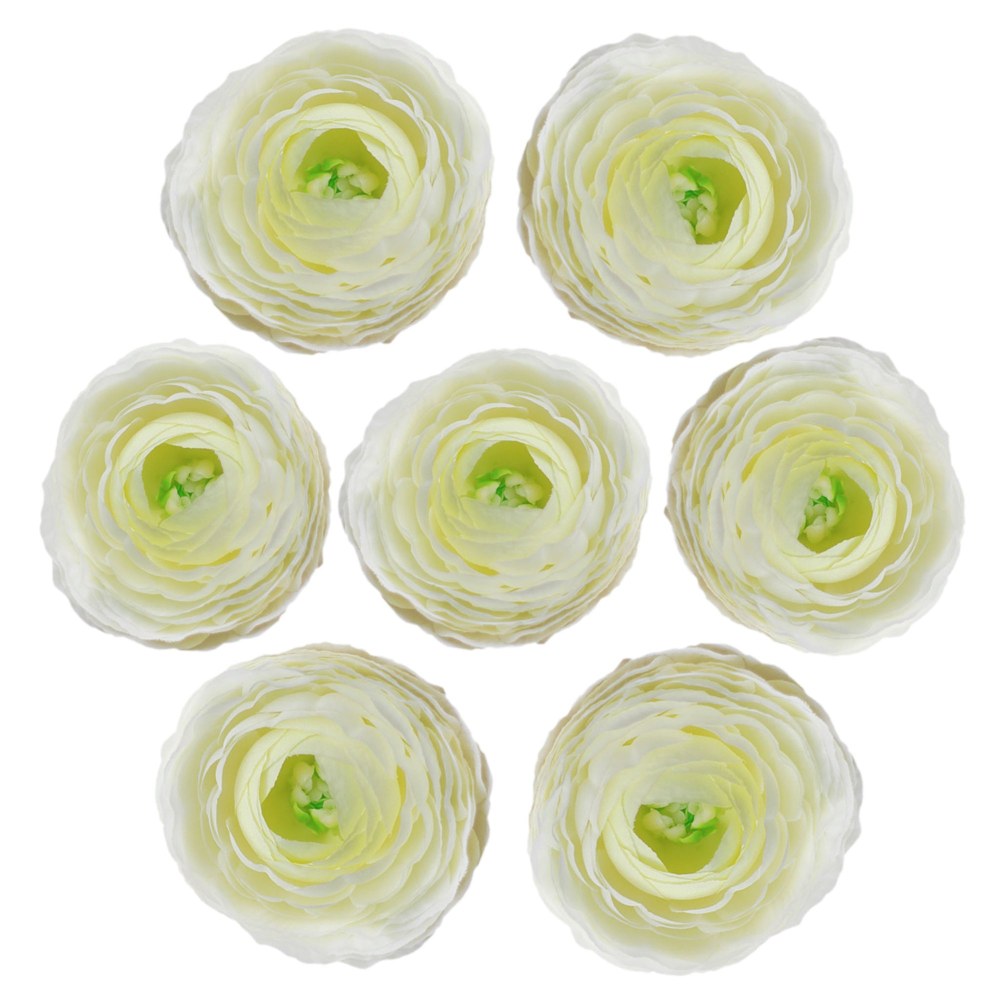 Artificial Ranunculus Flower Heads 50 Bulk