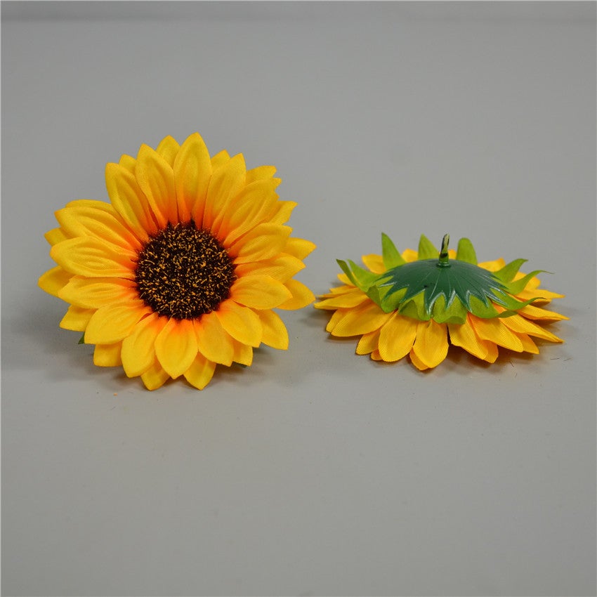 Fake Sunflowers Bulk Silk Flowers 2.7-10 inch
