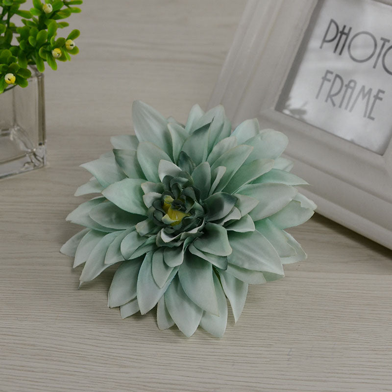 50 Bulk Silk Dahlia Flowers 5.1"