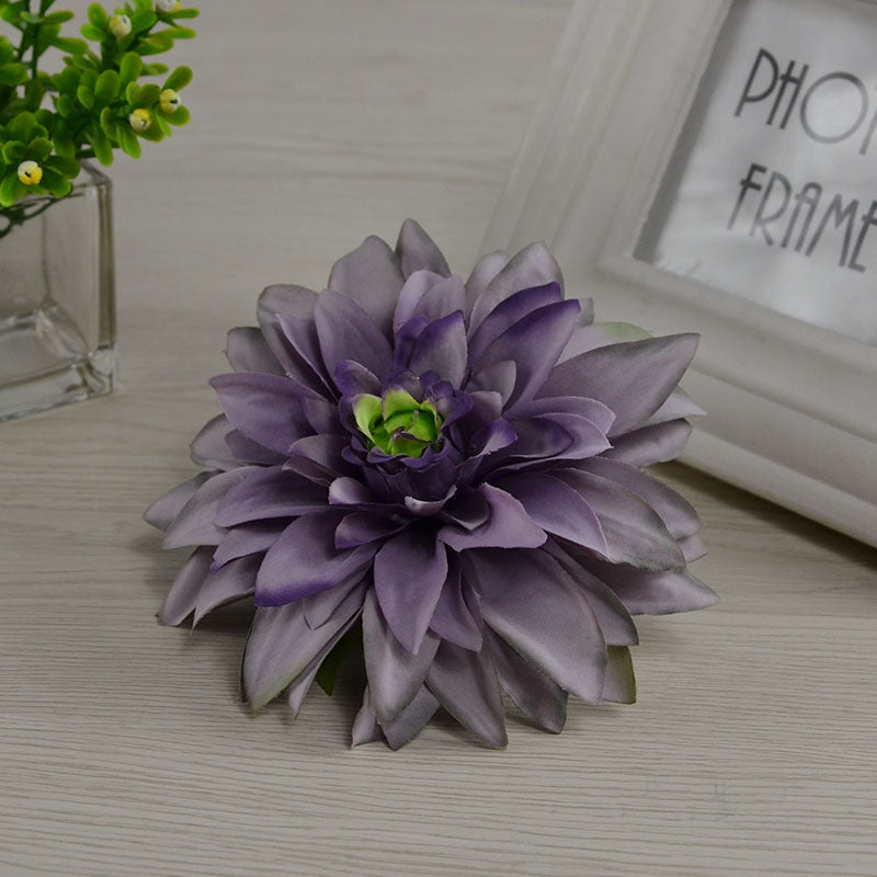 50 Bulk Silk Dahlia Flowers 5.1"