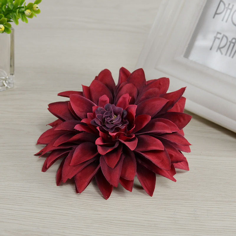 50 Bulk Silk Dahlia Flowers 5.1"