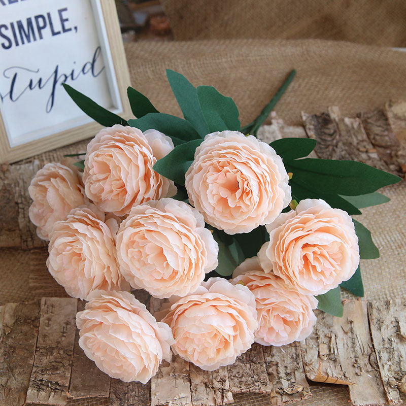 Silk Flower Arrangement Artificial Ranunculus Bunch