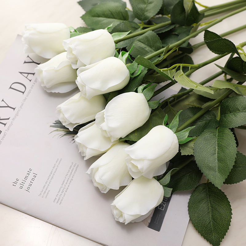 Real Touch Rosebud Realistic Flowers