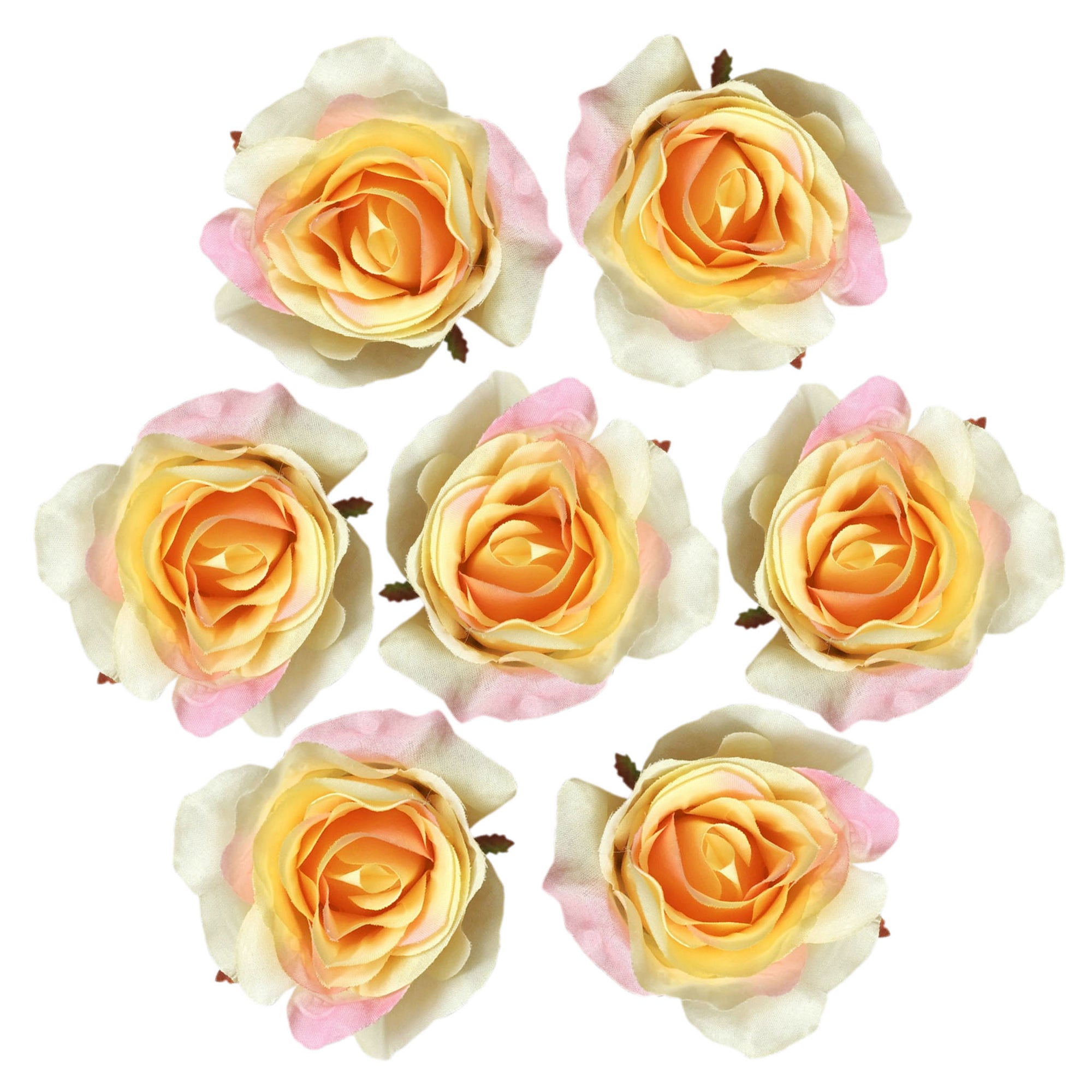 Wholesale Silk Rose Blooms Flower Heads 100 Bulk Fake Flowers