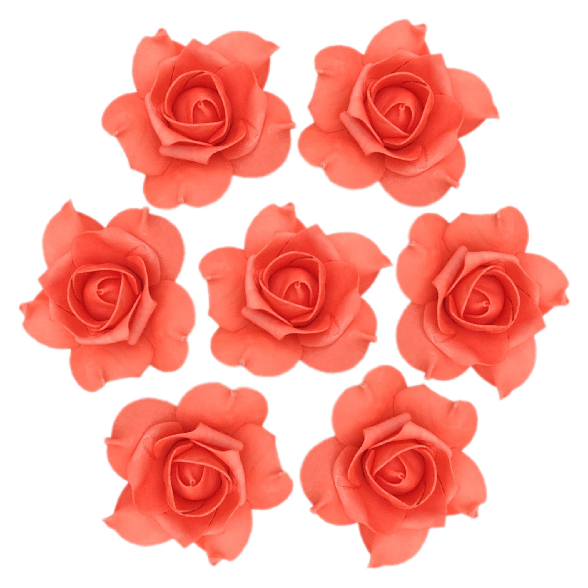 Bulk Flowers Heads Artificial Roses Wholesale 100 pcs for DIY Flower Balls